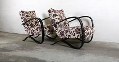 Jindrich Halabala "H269" Lounge Chairs