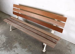 Cast Iron Garden Bench, circa 1900