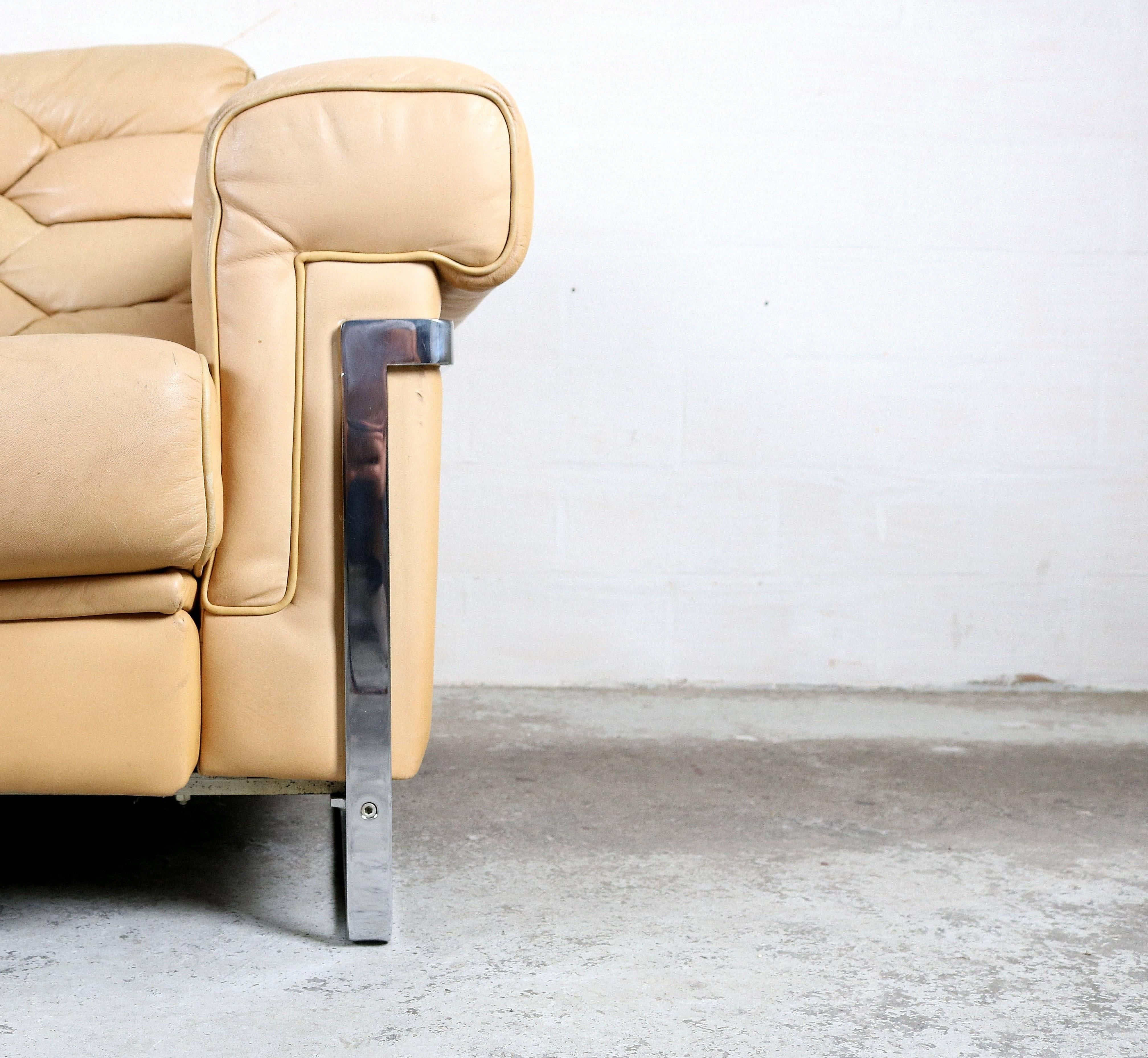 Mid-20th Century Club Chair by Robert Haussmann for De Sede For Sale