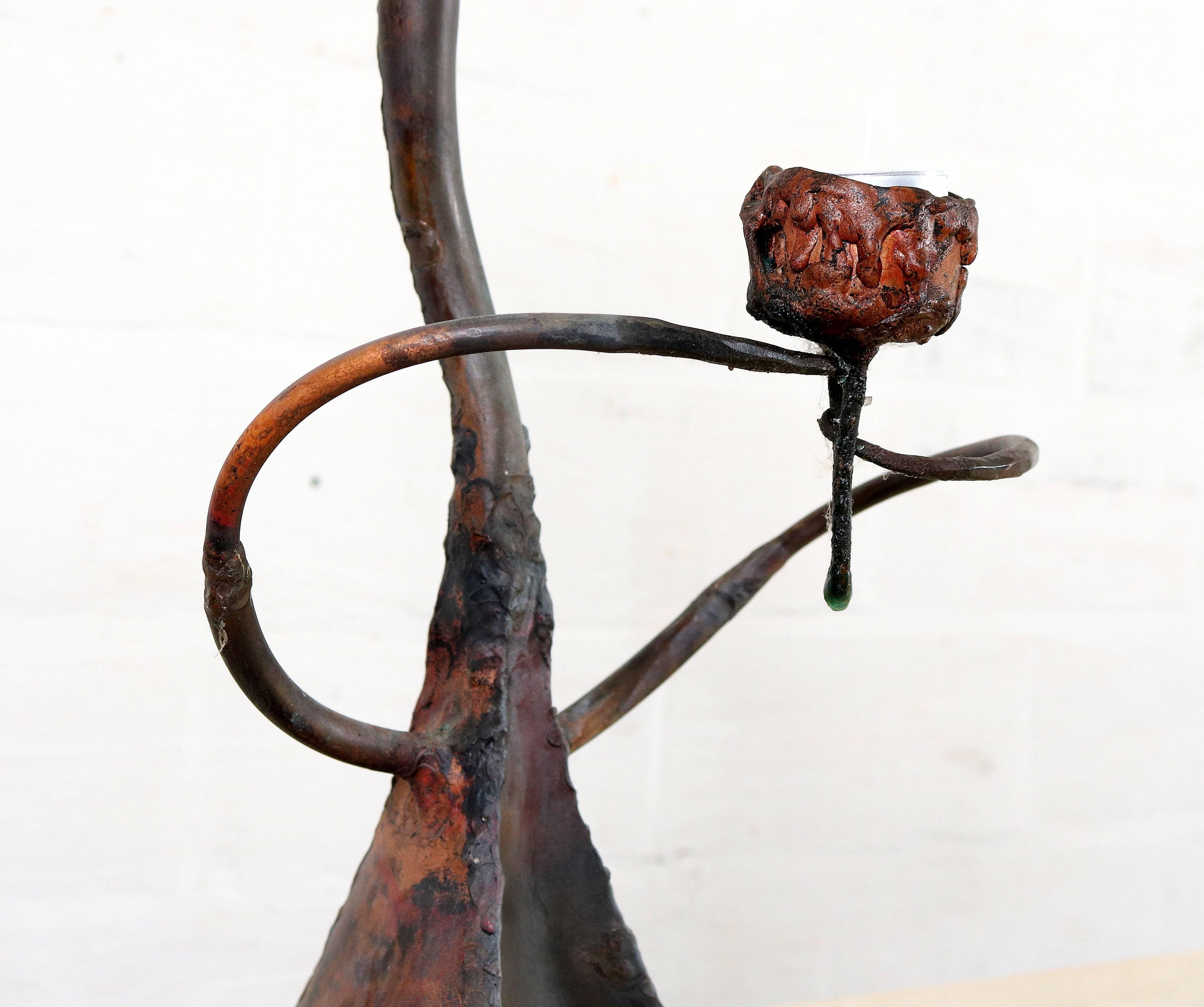 Copper Sculpture by Luc Lapere In Excellent Condition For Sale In Meulebeke, BE