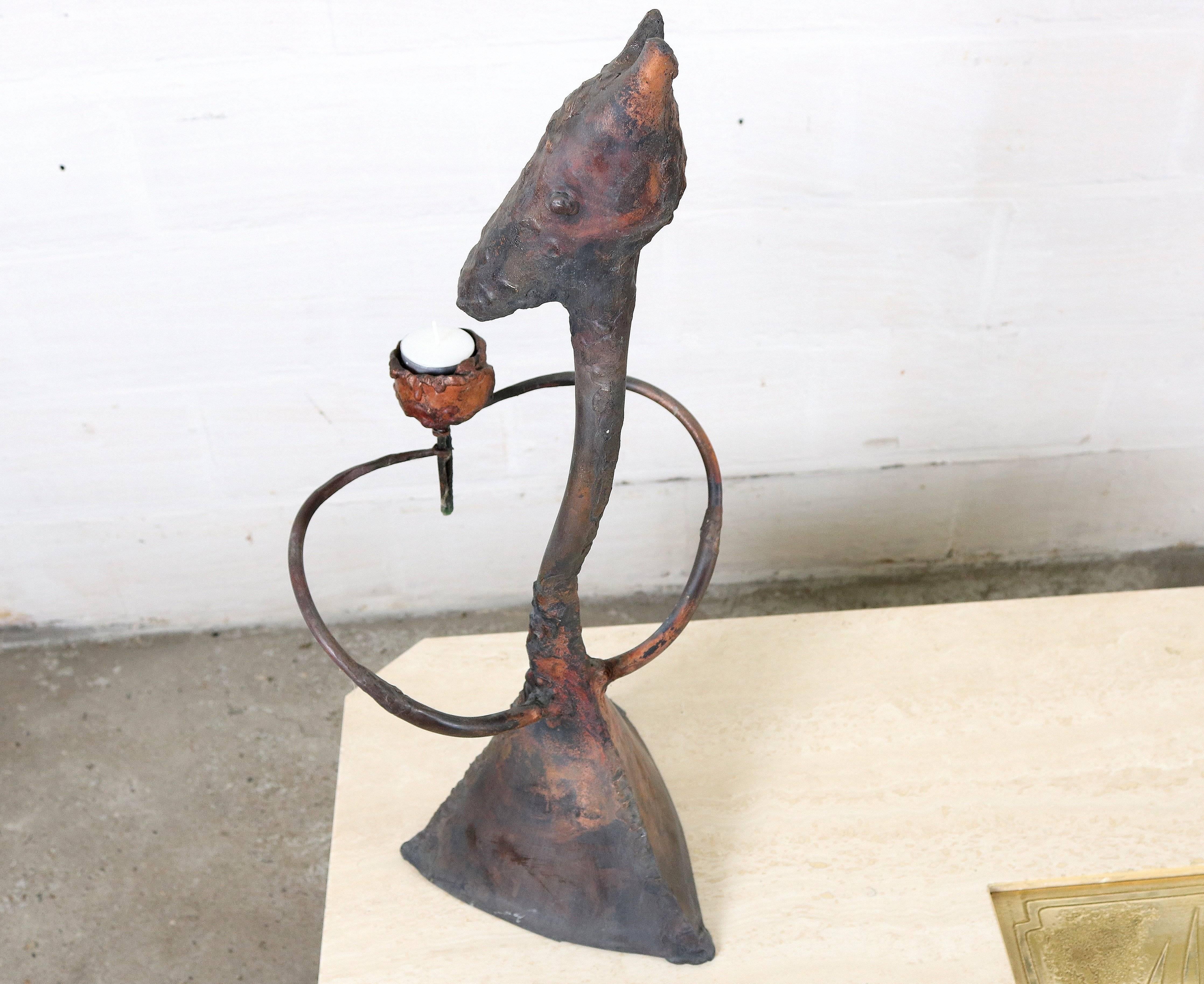 Copper Sculpture by Luc Lapere For Sale 3