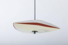 Ceiling Light Red/White