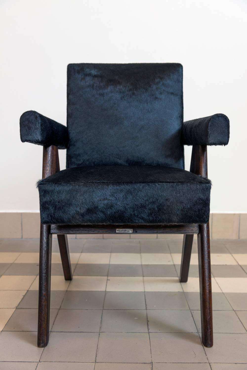 Indian Pierre Jeanneret, PJ-SI-30-A, Committee Armchair, Chandigarh, circa 1953