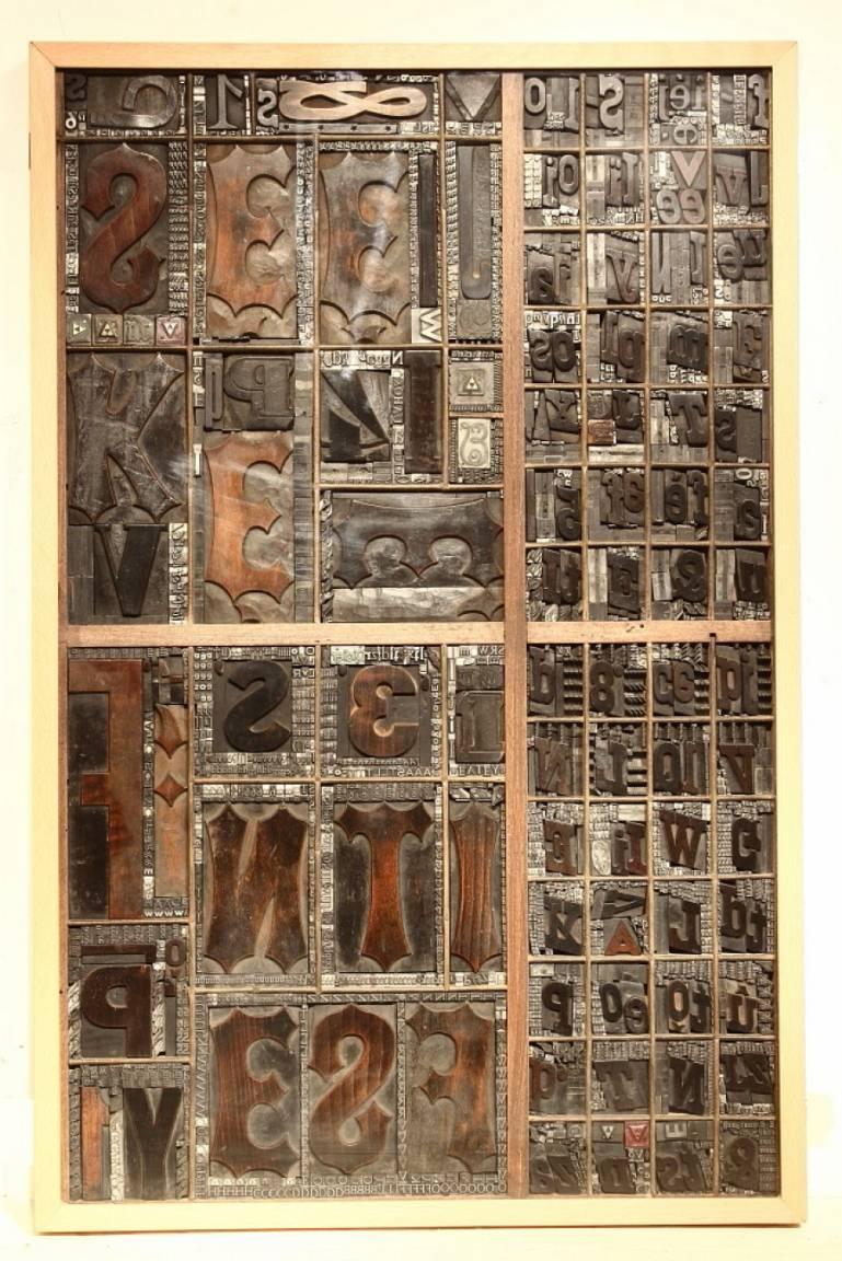 French 19th Century Printers Blocks For Sale