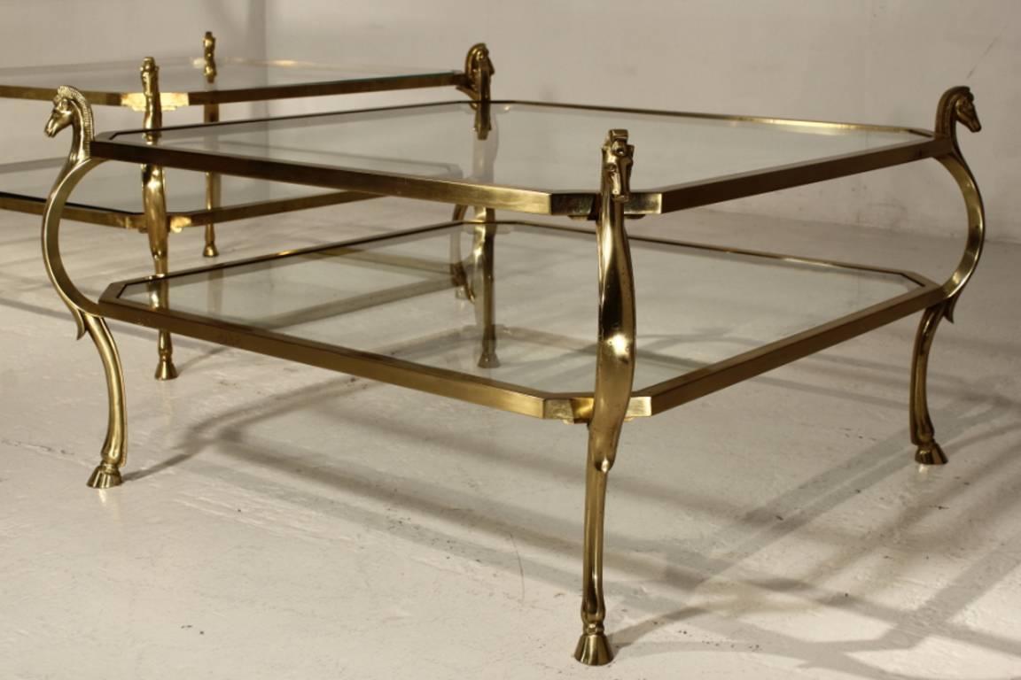 Mid-20th Century Pair of Spanish Coffee Tables