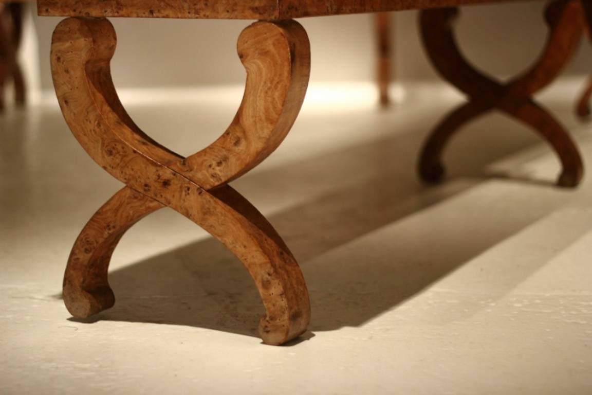 French Pair of Early 19th Century Elm Benches