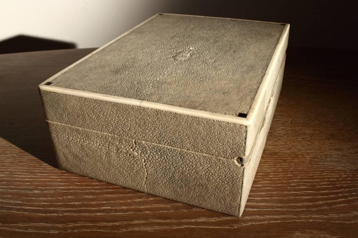 French Shagreen Box In Good Condition In Husbands Bosworth, Leicestershire
