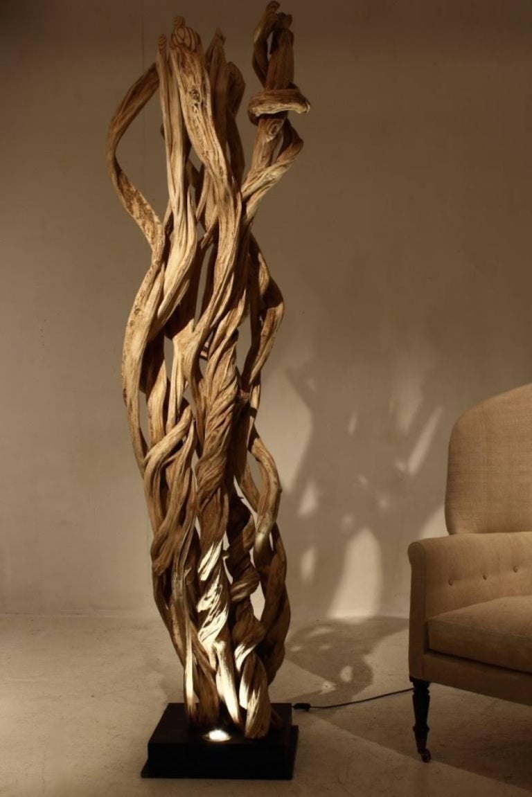 Large Decorative Floor Lamp at 1stdibs