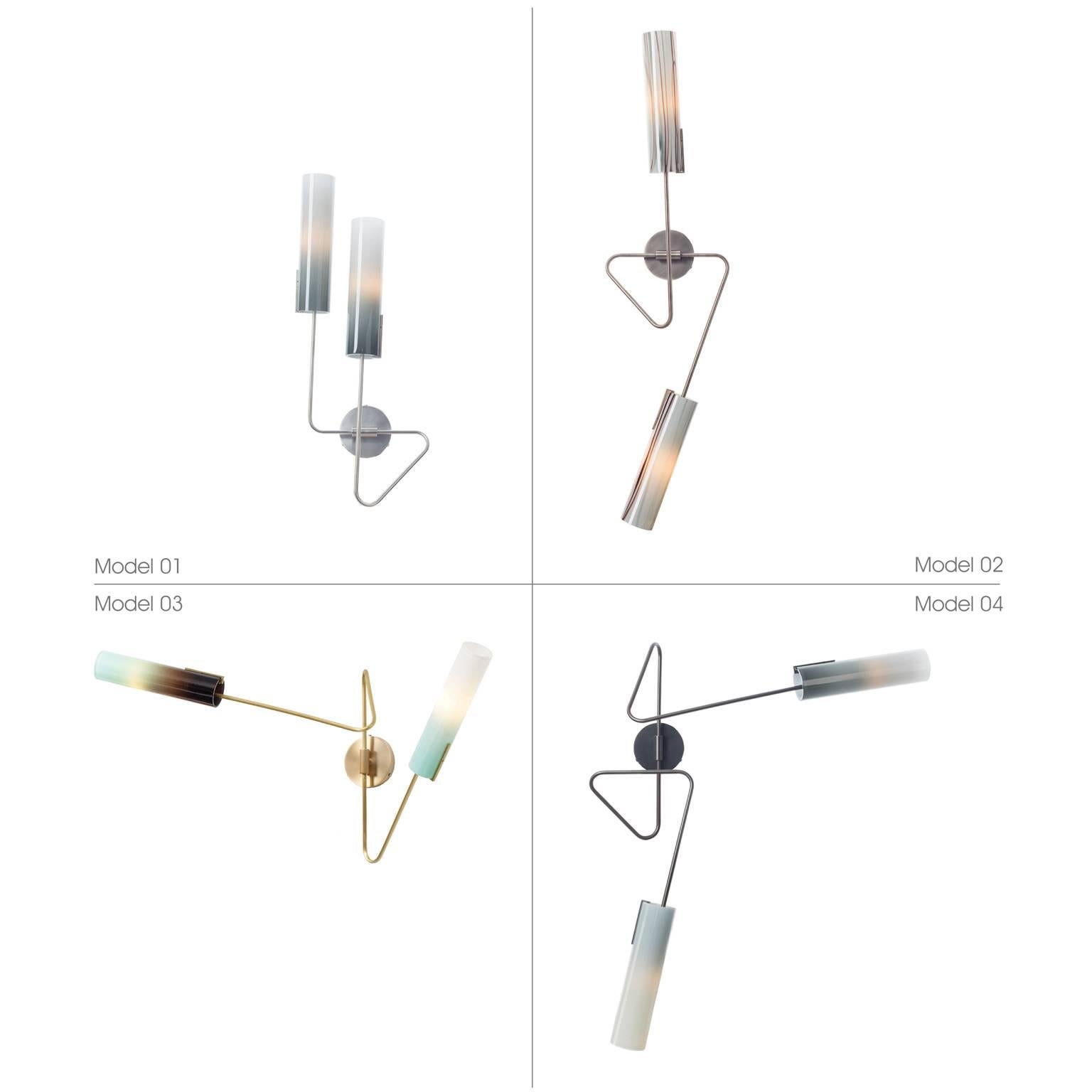 Continuum Kollektion Wandleuchter Modell 04 von AVRAM RUSU STUDIO im Zustand „Neu“ im Angebot in Brooklyn, NY