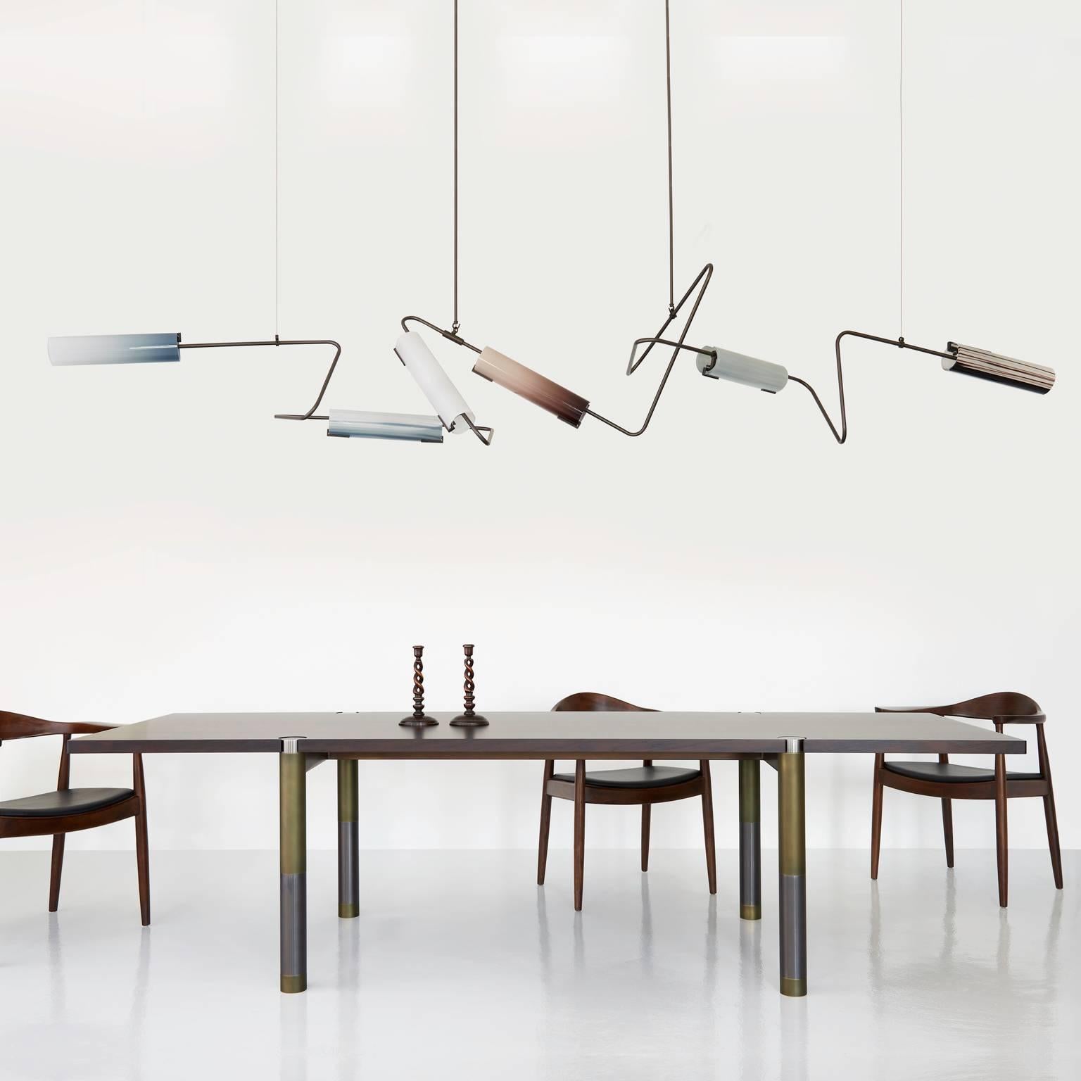 Modern Nova Large Dining Table by AVRAM RUSU STUDIO For Sale