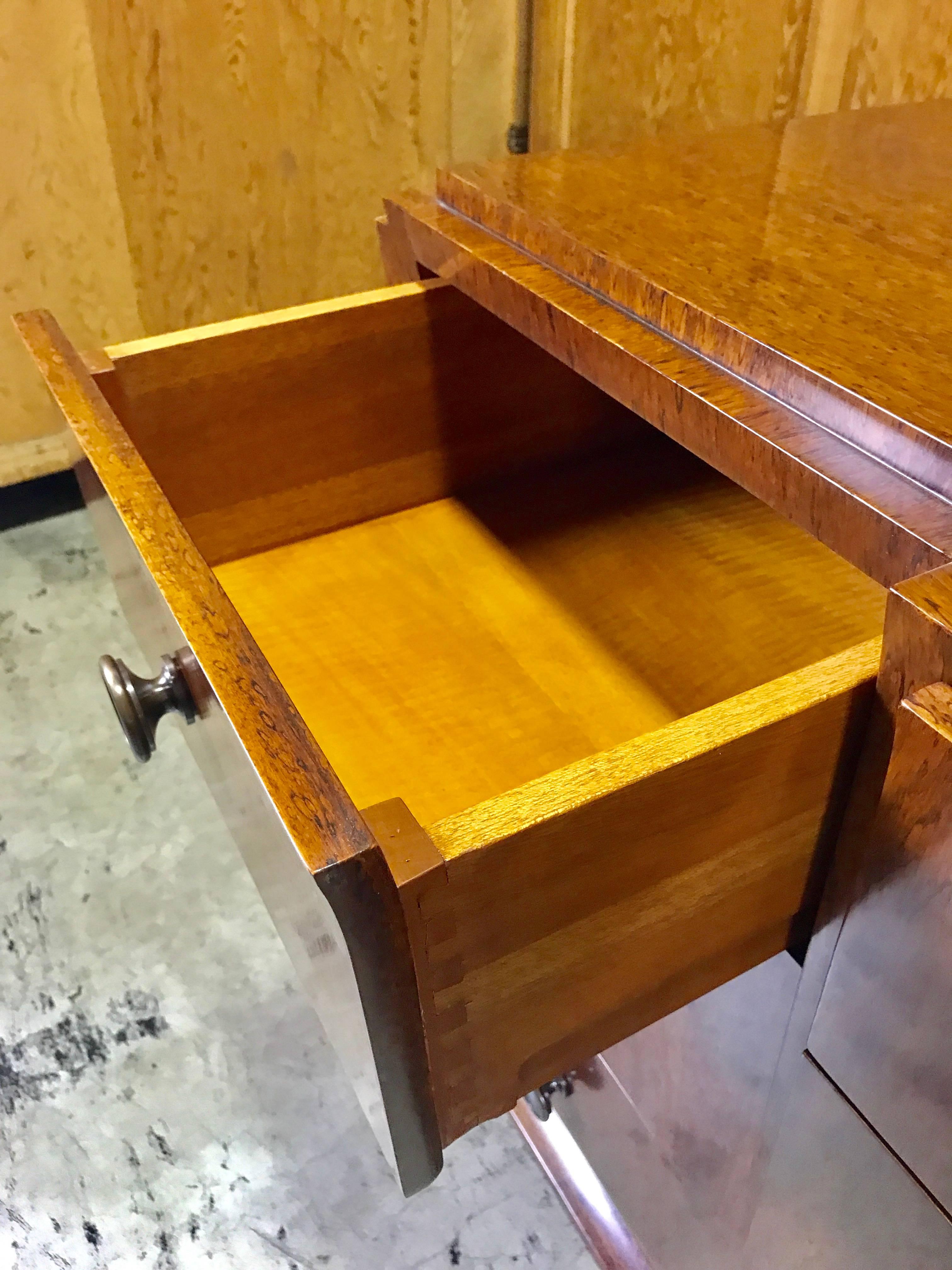 Burl Wood Console from the Andre Arbus Collection by William Switzer In Good Condition For Sale In West Palm Beach, FL