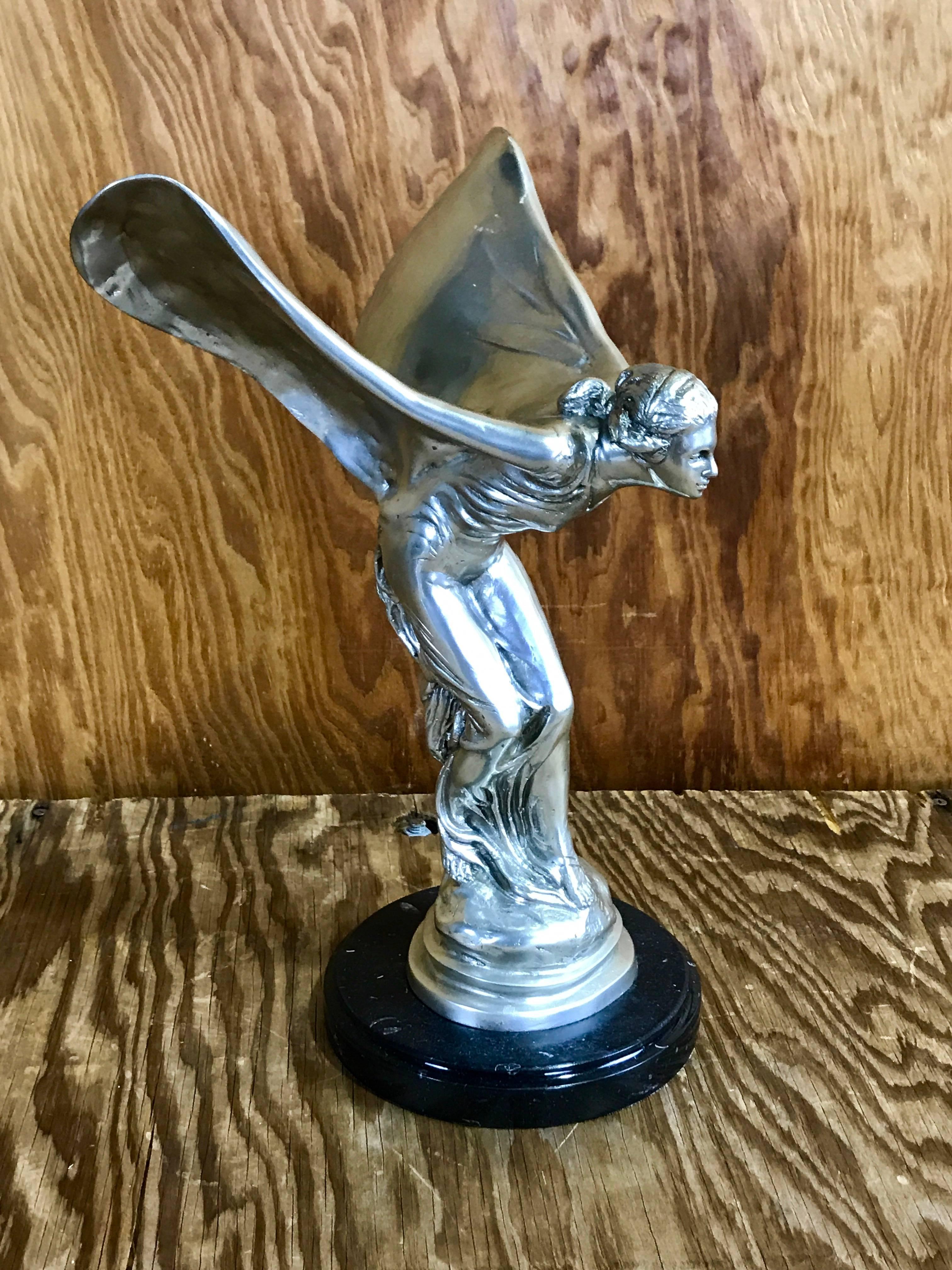 Pewter Spirit of Ecstasy, After Charles Robinson Sykes by Arthur Court