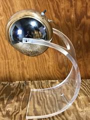 Mid-Century Lucite and Chrome Cantilever Desk Lamp by Robert Sonneman