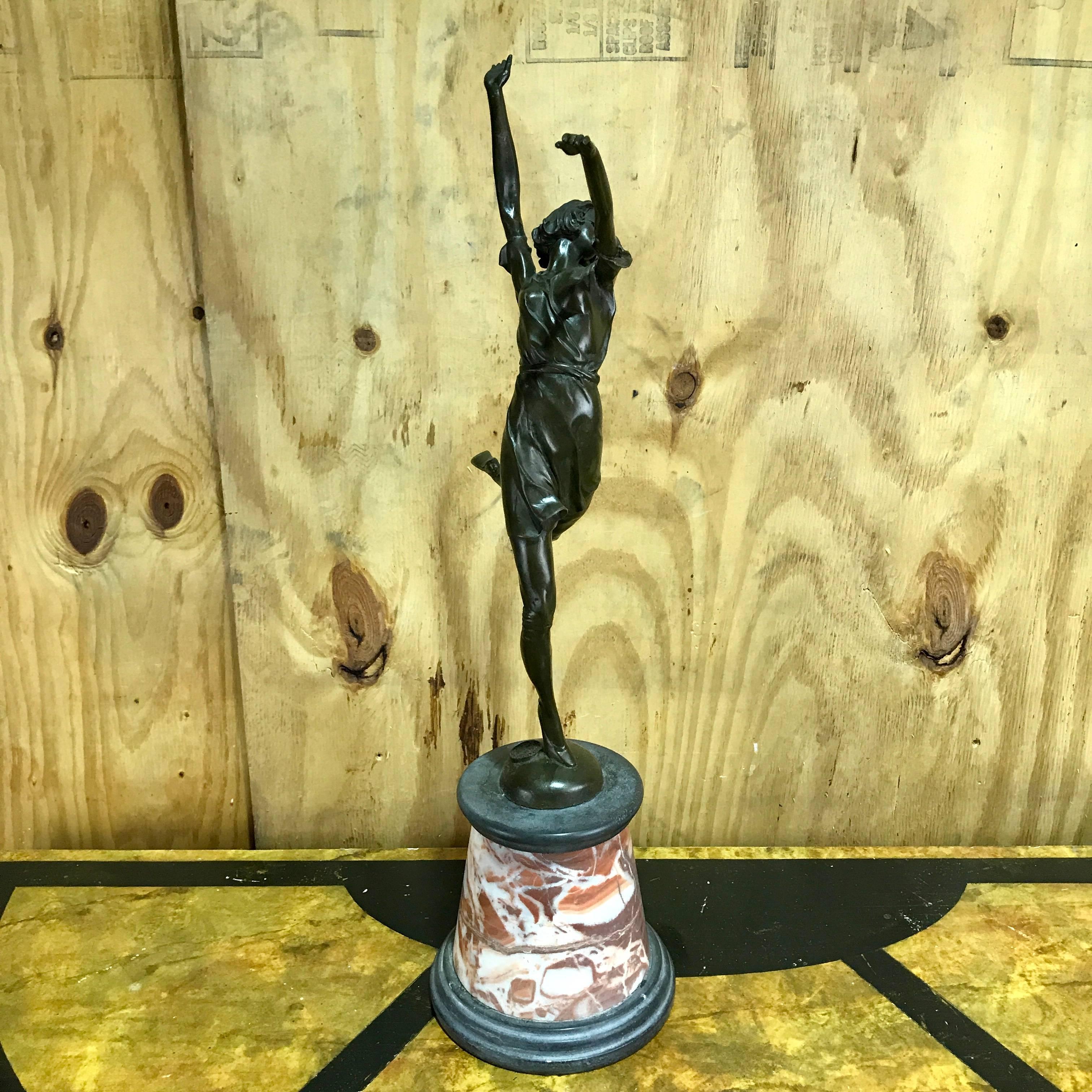 Art Deco Bronze Dancer Bronze, after Bruno Zach For Sale at 1stDibs | b ...