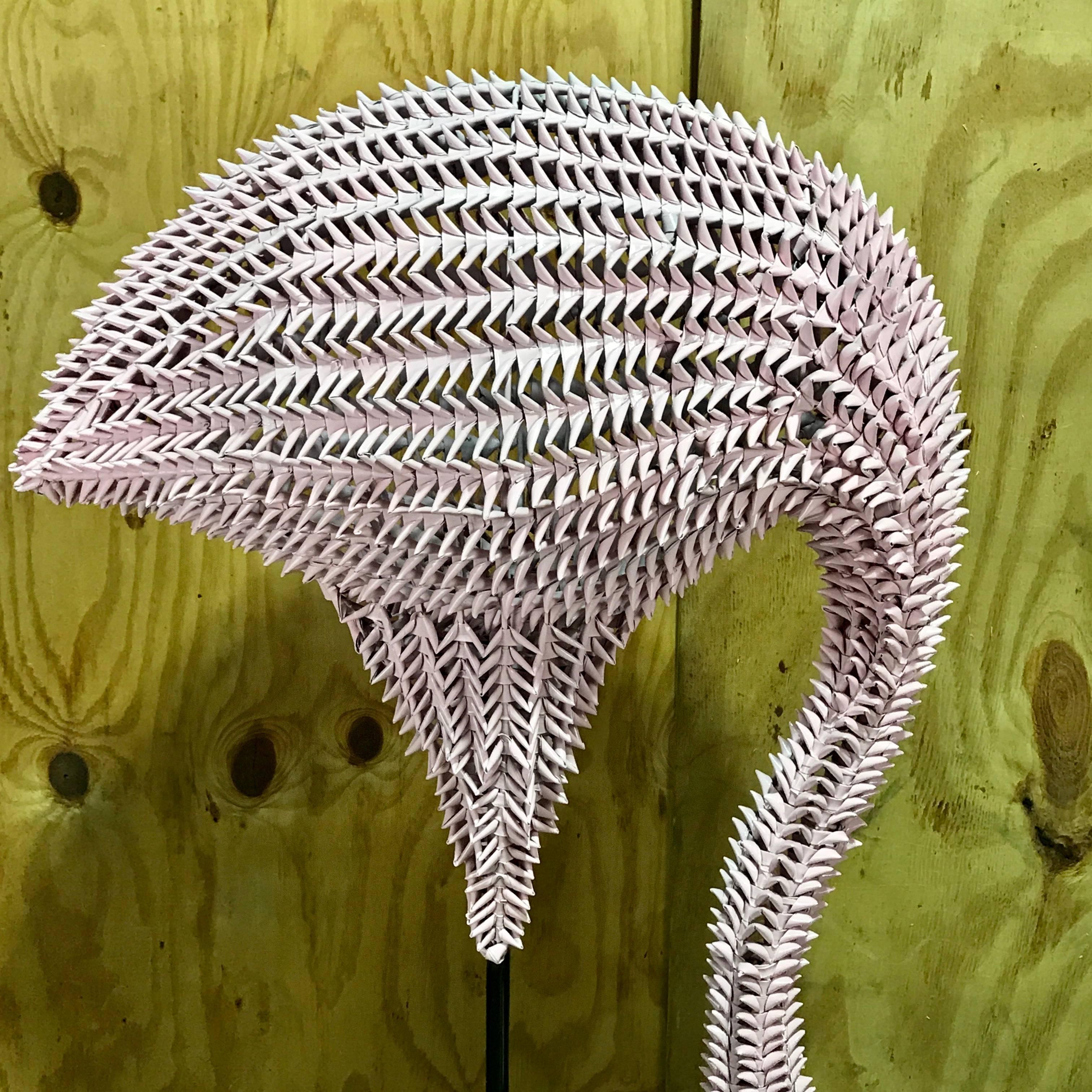 rattan flamingo