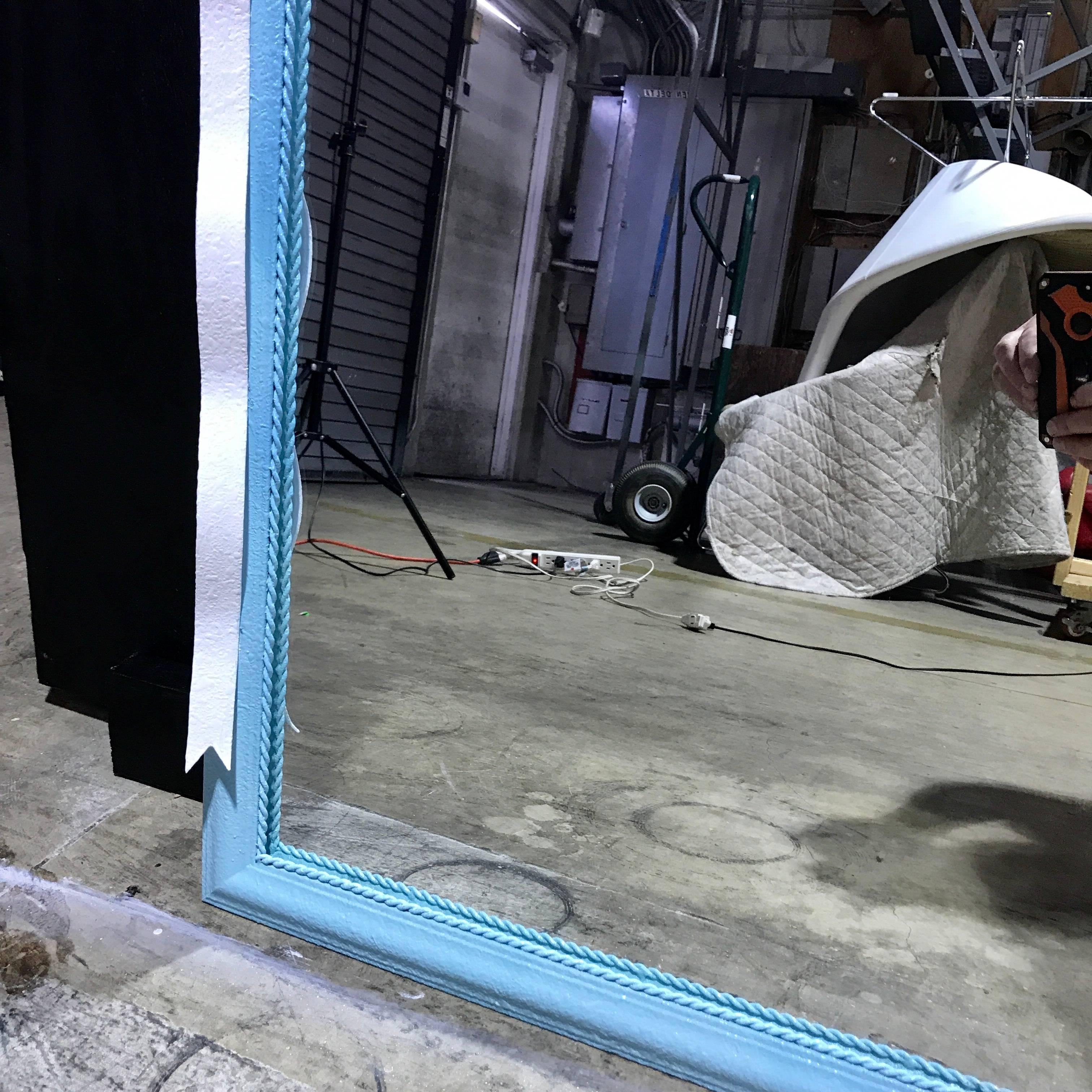 Tiffany Box Style Mirror In Excellent Condition In West Palm Beach, FL