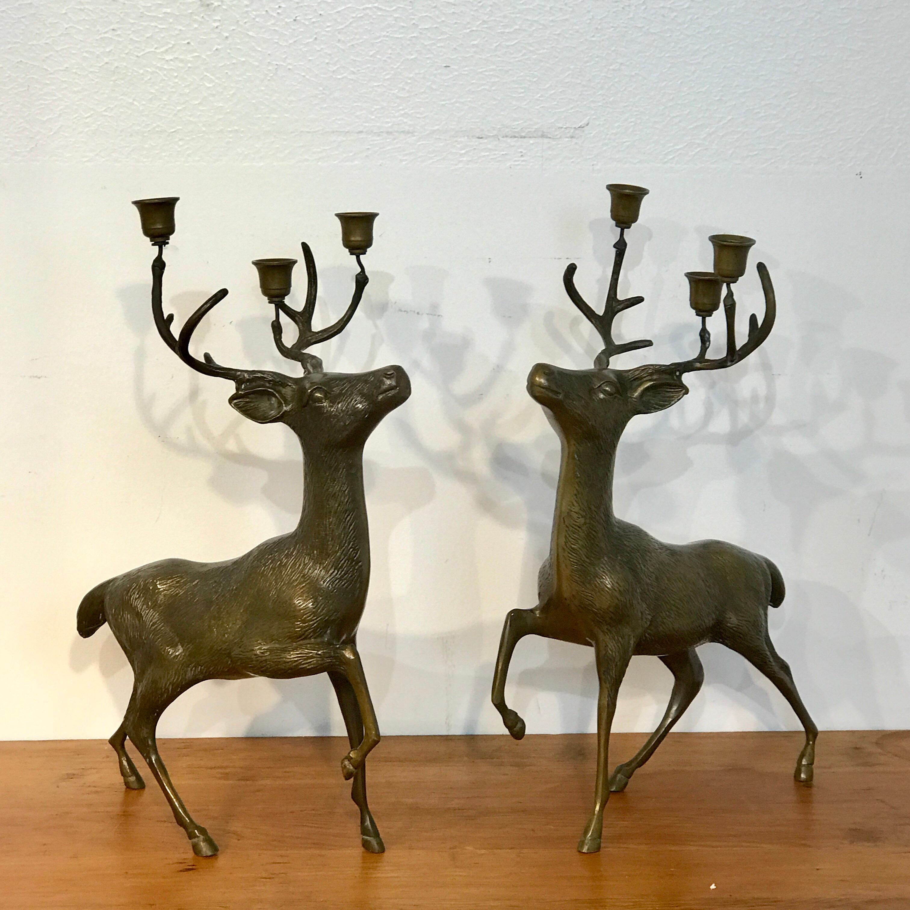 deer head candelabra