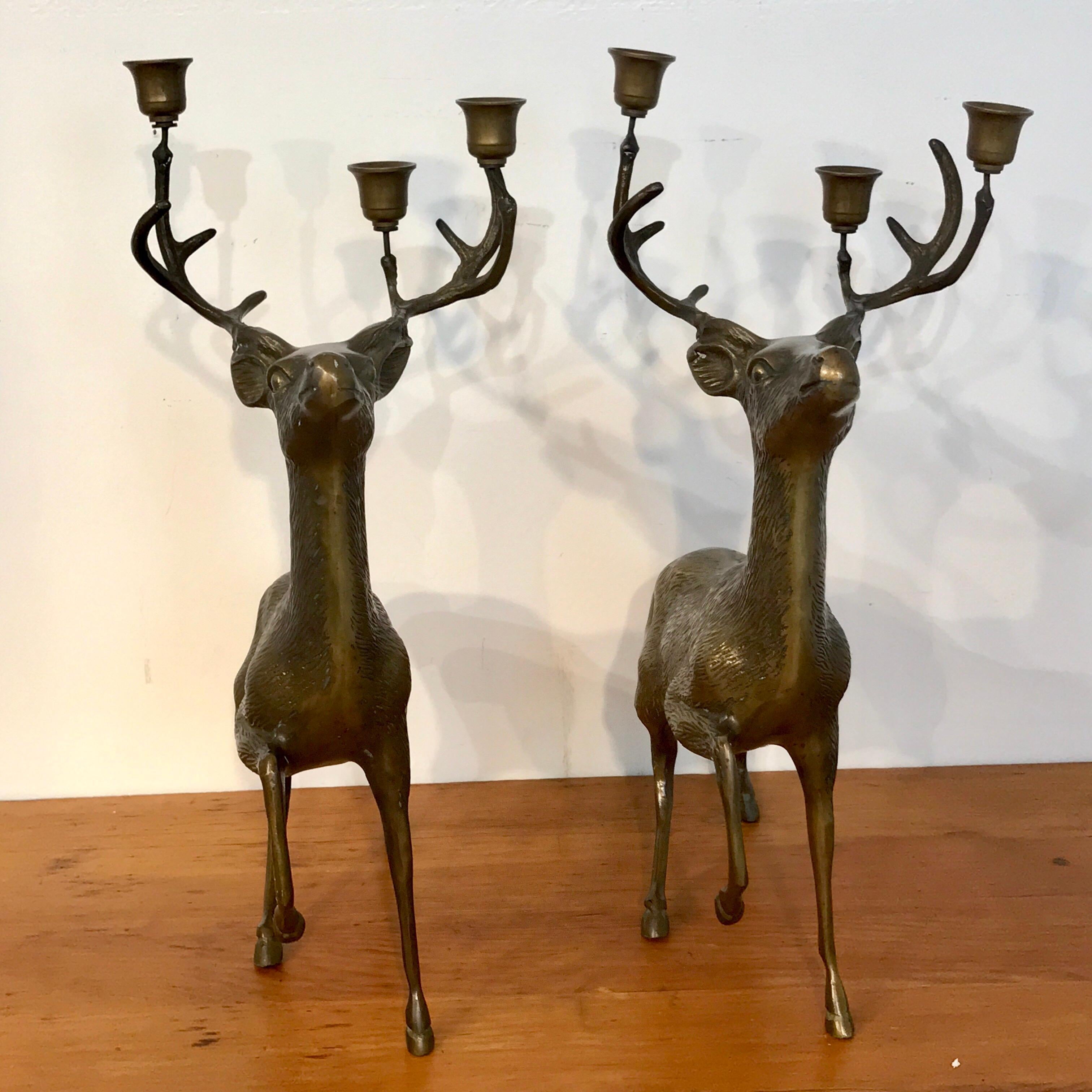 stag candleabra