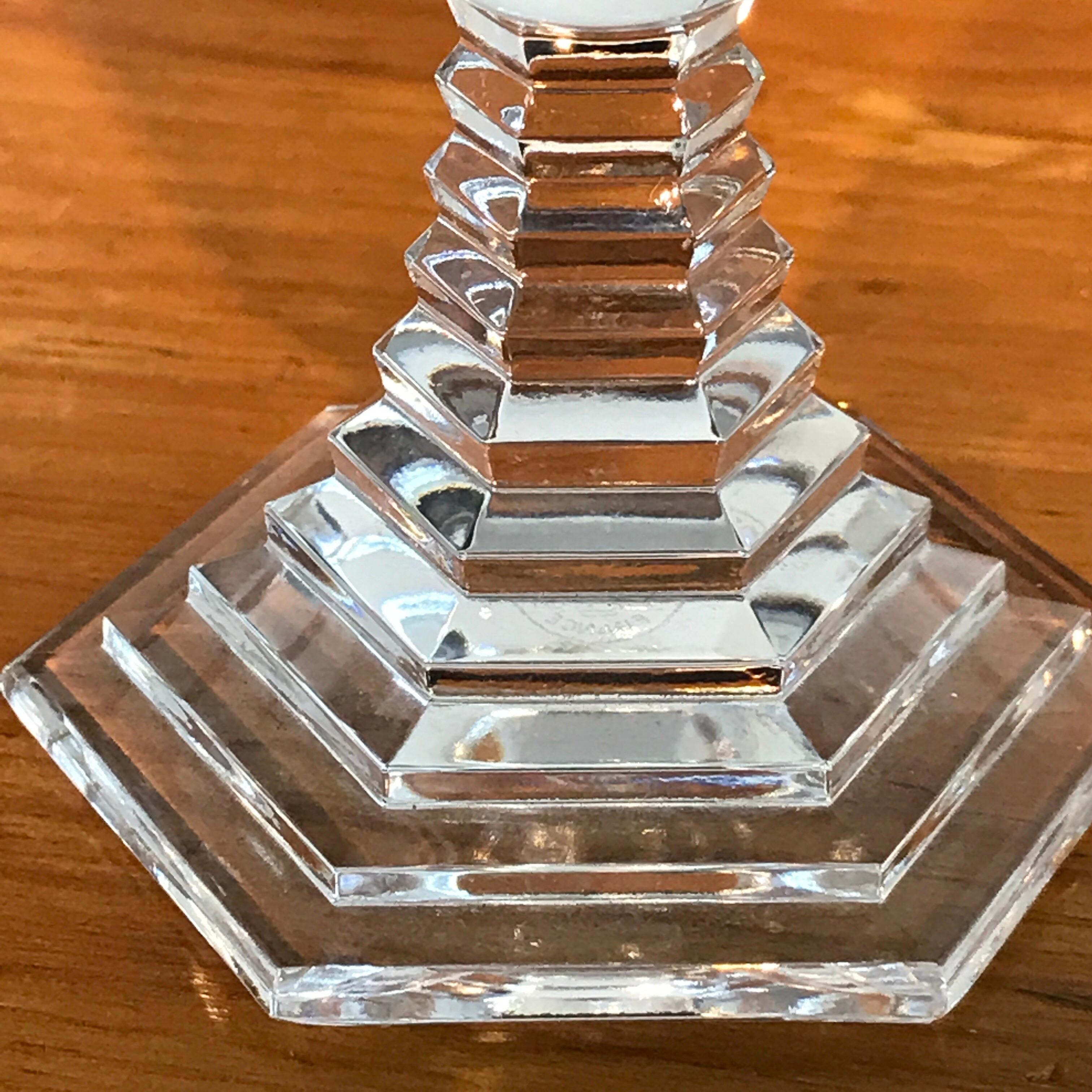 Crystal Eight Art Deco Baccarat 