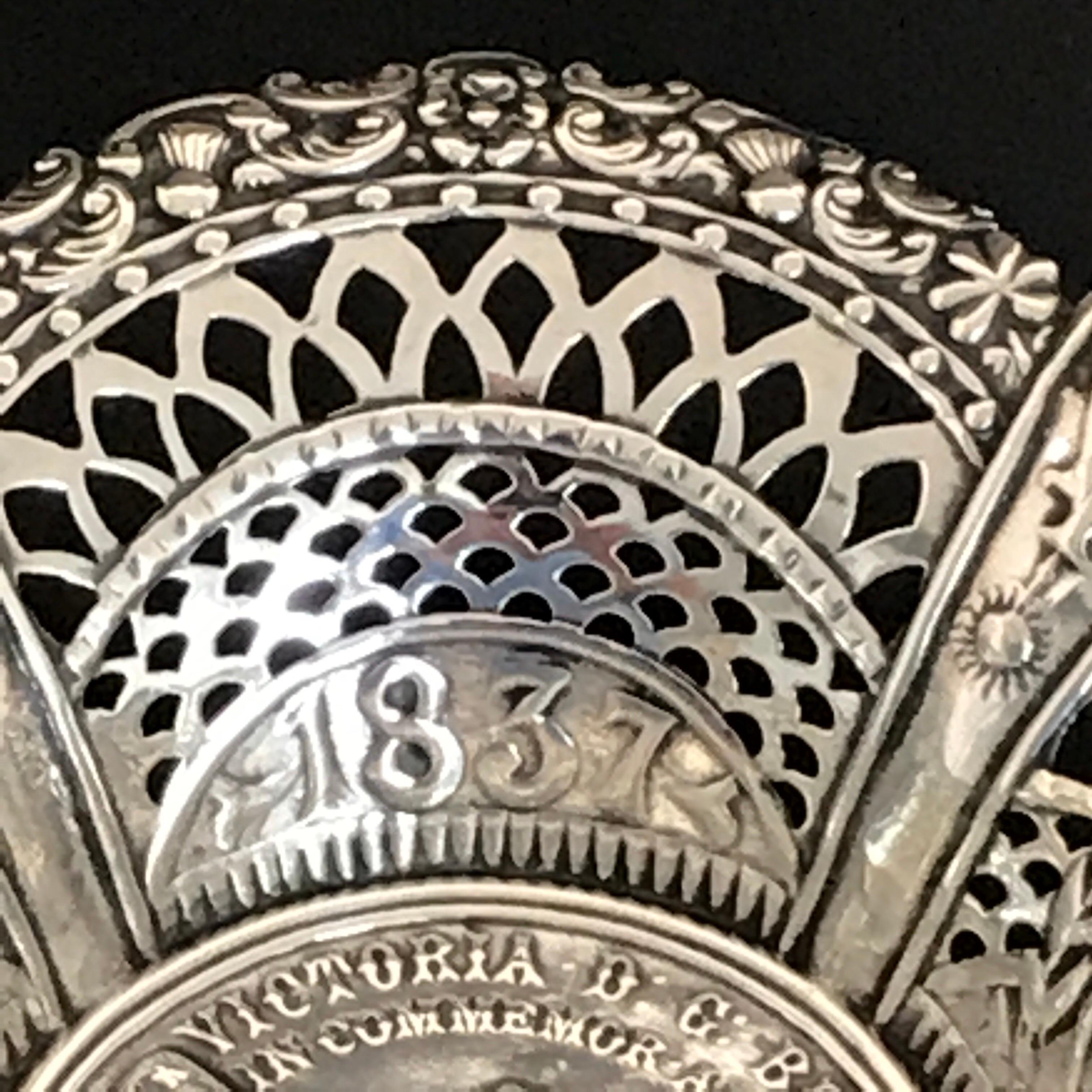 19th Century Queen Victoria’s Diamond Jubilee Sterling Commemorative Bowl
