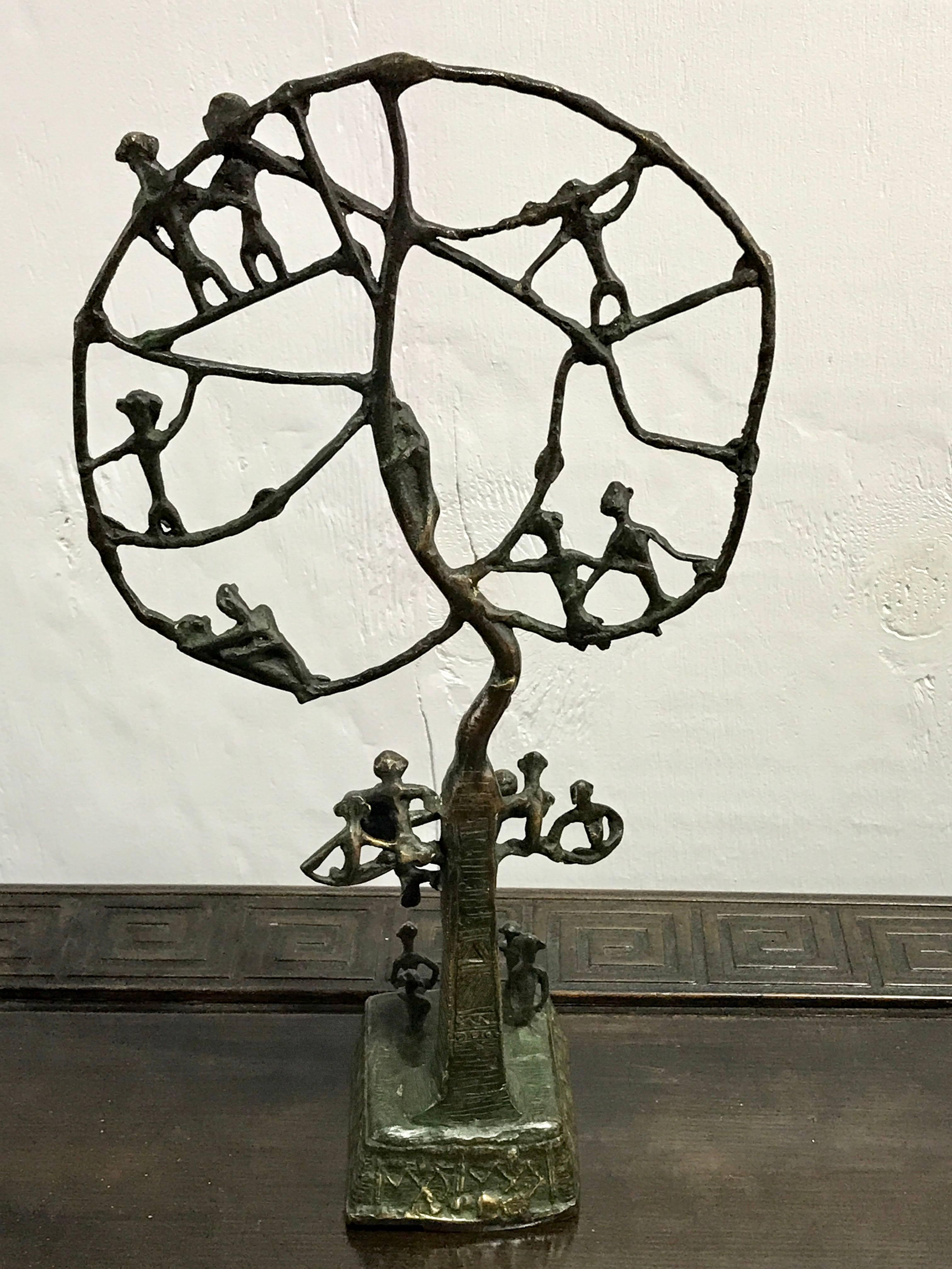 Scultura africana in bronzo 