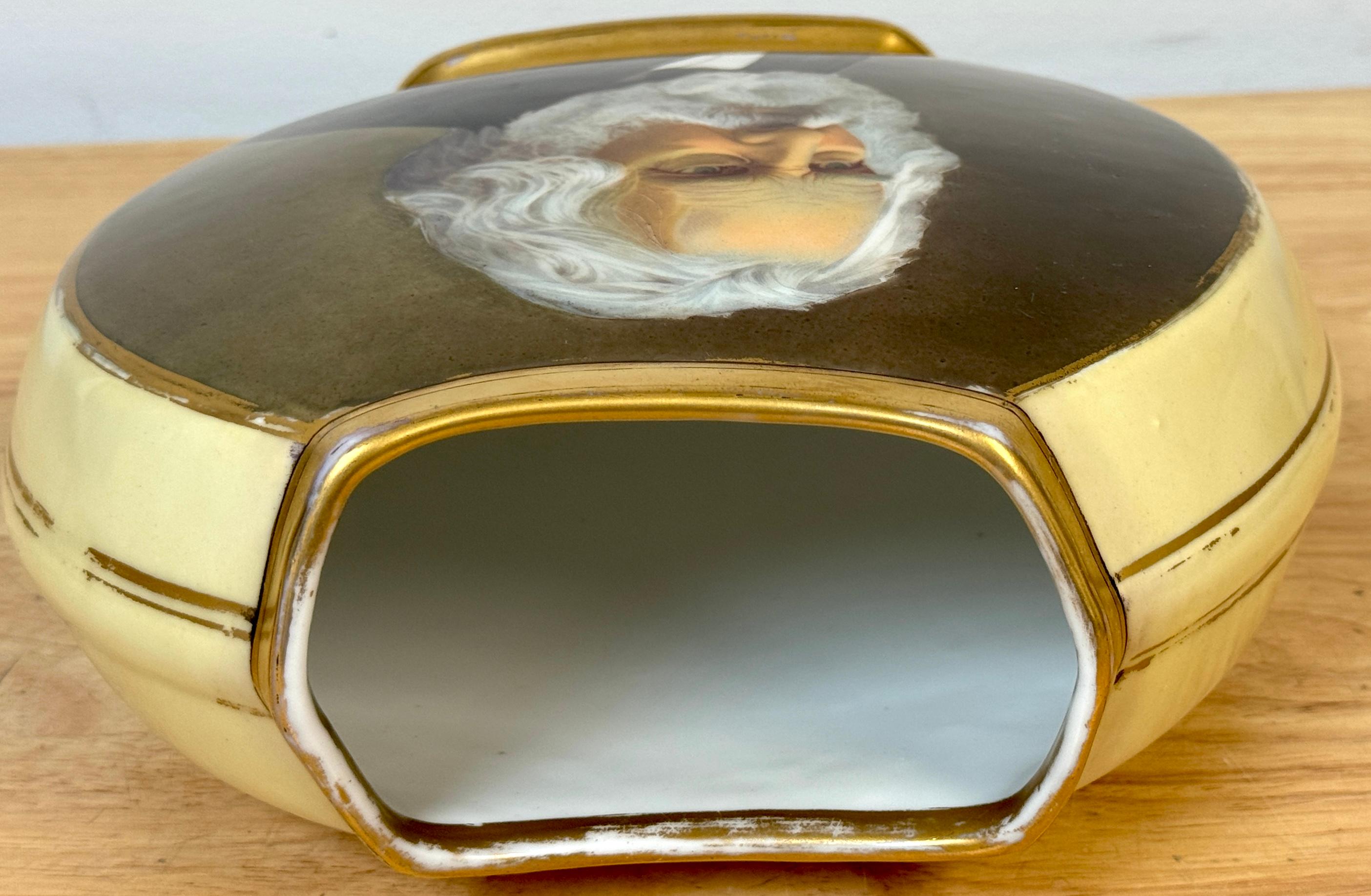Jarrón de porcelana Old Paris de Henry Wadsworth Longfellow con inscripción poética en venta 4