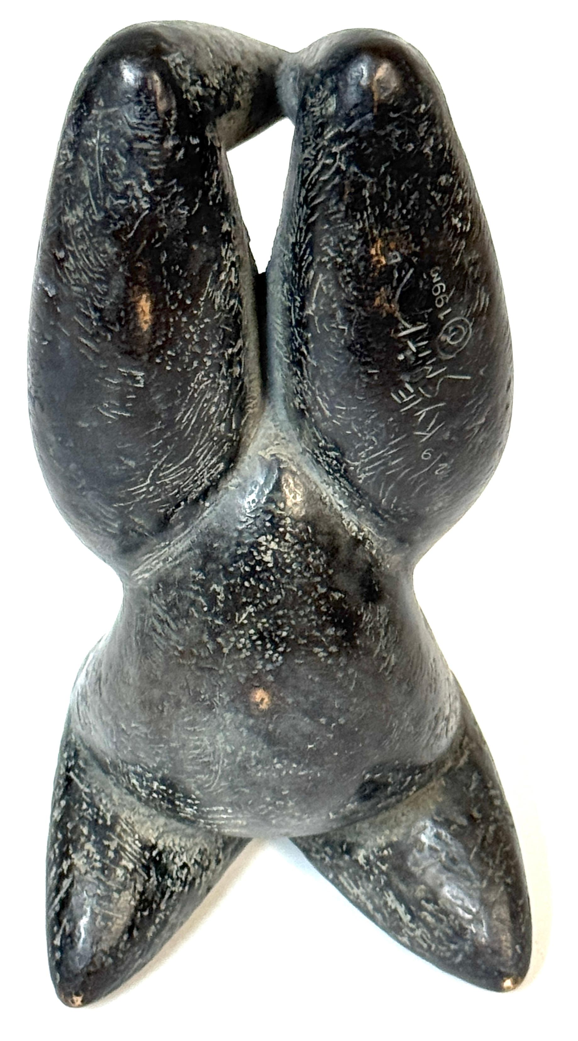 “Liggend (Reclining)” by Kyle Smith, Bronze Nude with Ponytail, Edition 2 of 9 For Sale 3