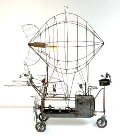 Salinger Hendrick’s Gin–Style Illuminated Kinetic Flying Ship, 13/92