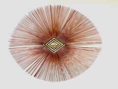 Split Sphere Copper and Bronze Wall Sculpture, Attrib. Bruce & Willam Friedle