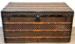 Early Louis Vuitton Damier Canvas Steamer Trunk, circa 1890, #43934