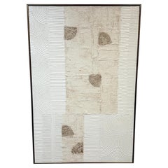 Harris Strong: gran concha escultórica, obra de arte textil en técnica mixta, alrededor de la década de 1980