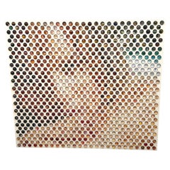 Nemo Jantzen “Beach” Glass-Dome Photomosaic on Wood, 2015
