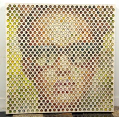 Nemo Jantzen, « Wildlife », photomosaïque sous dôme de verre sur bois, 2015