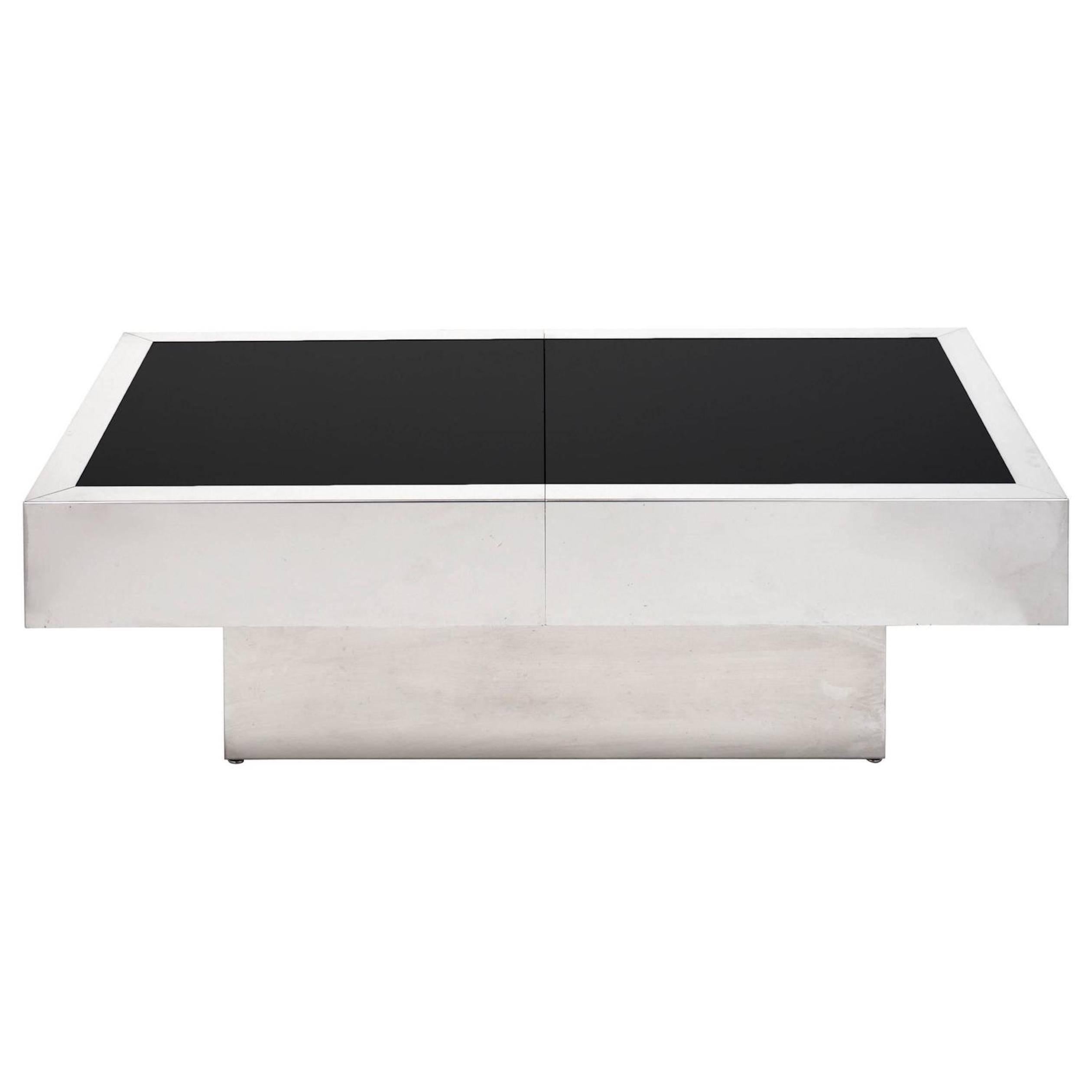 Willy Rizzo Expandable Coffee Table Dry Bar
