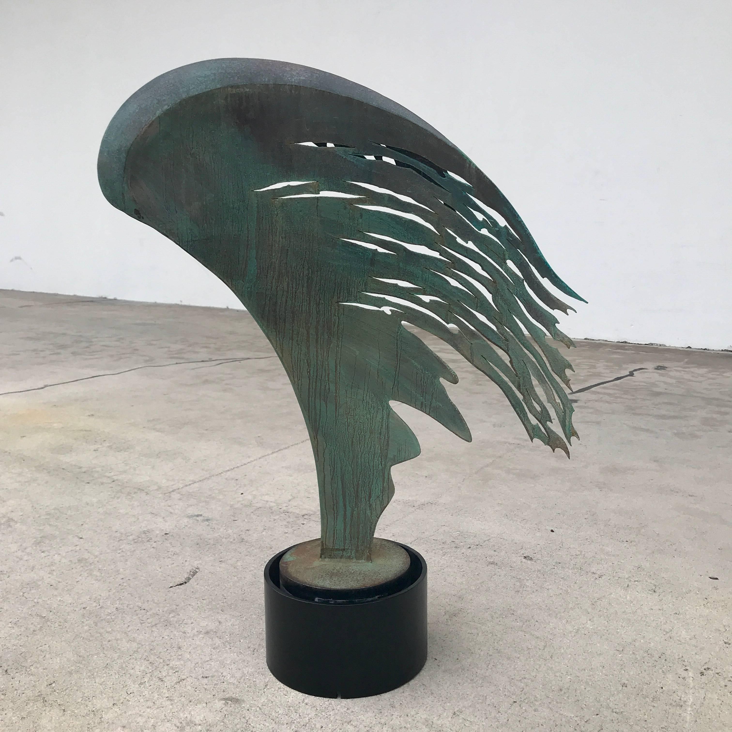 Midcentury Angel Wing Sculpture  For Sale 4
