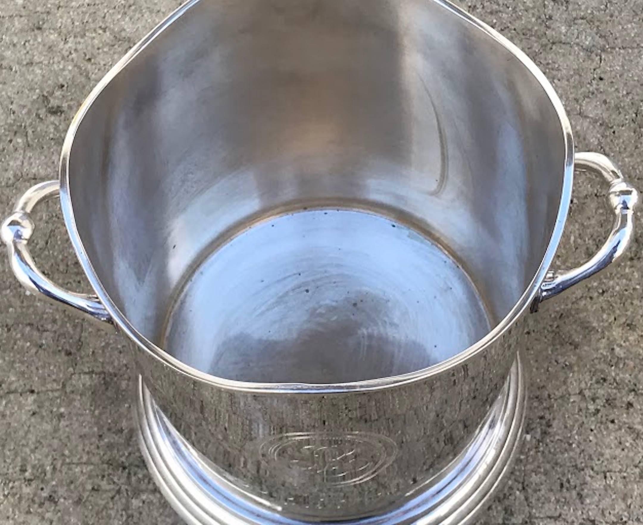 silverplate ice bucket