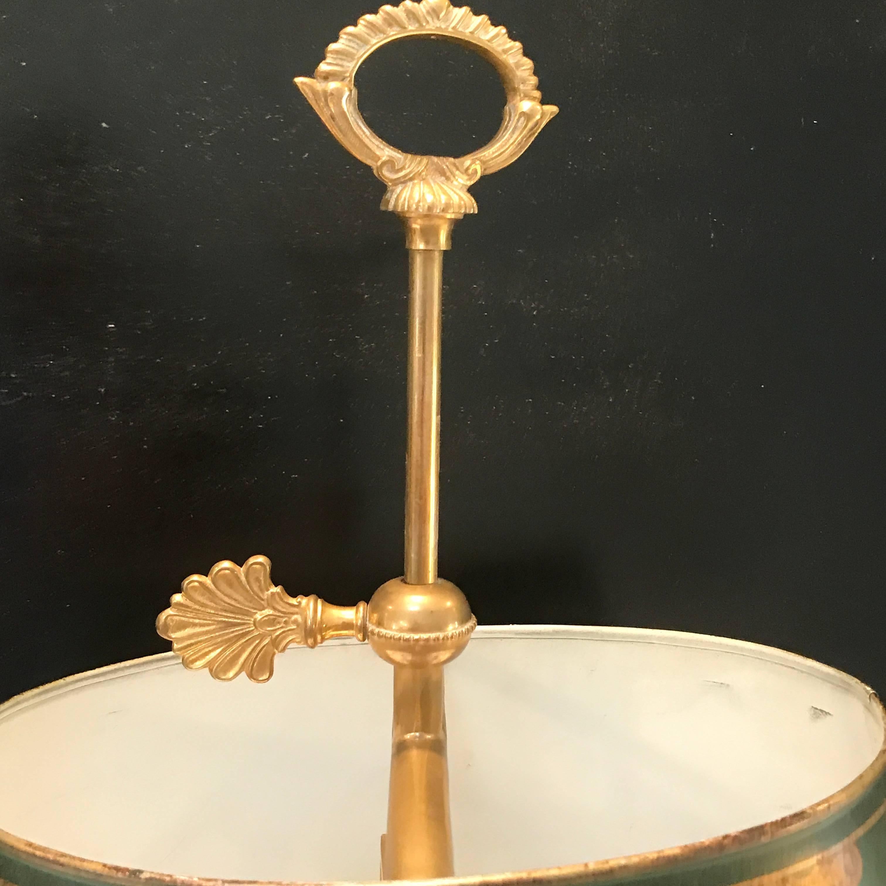 Neoclassical French Gilt Bronze Bouillotte Lamp