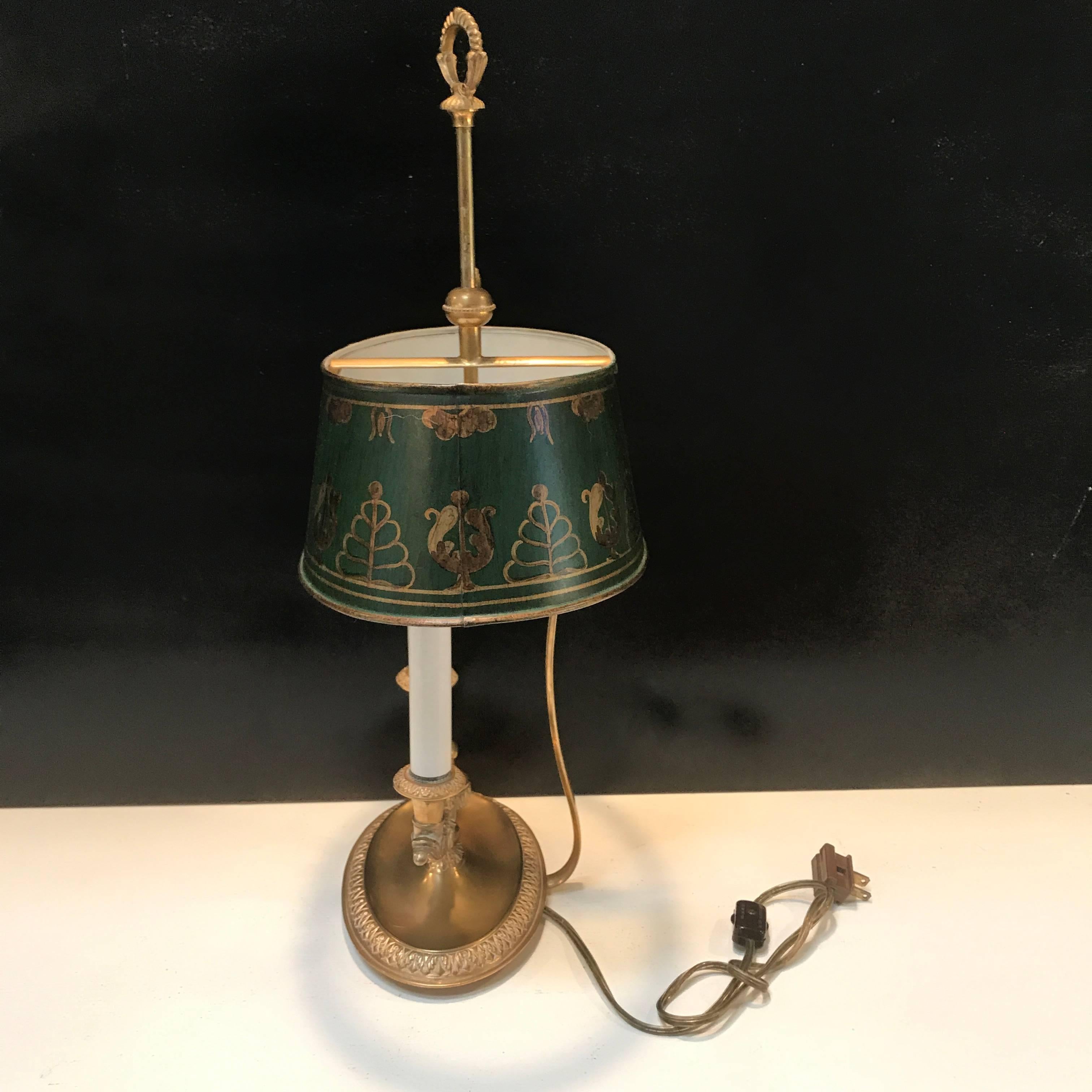 French Gilt Bronze Bouillotte Lamp 3