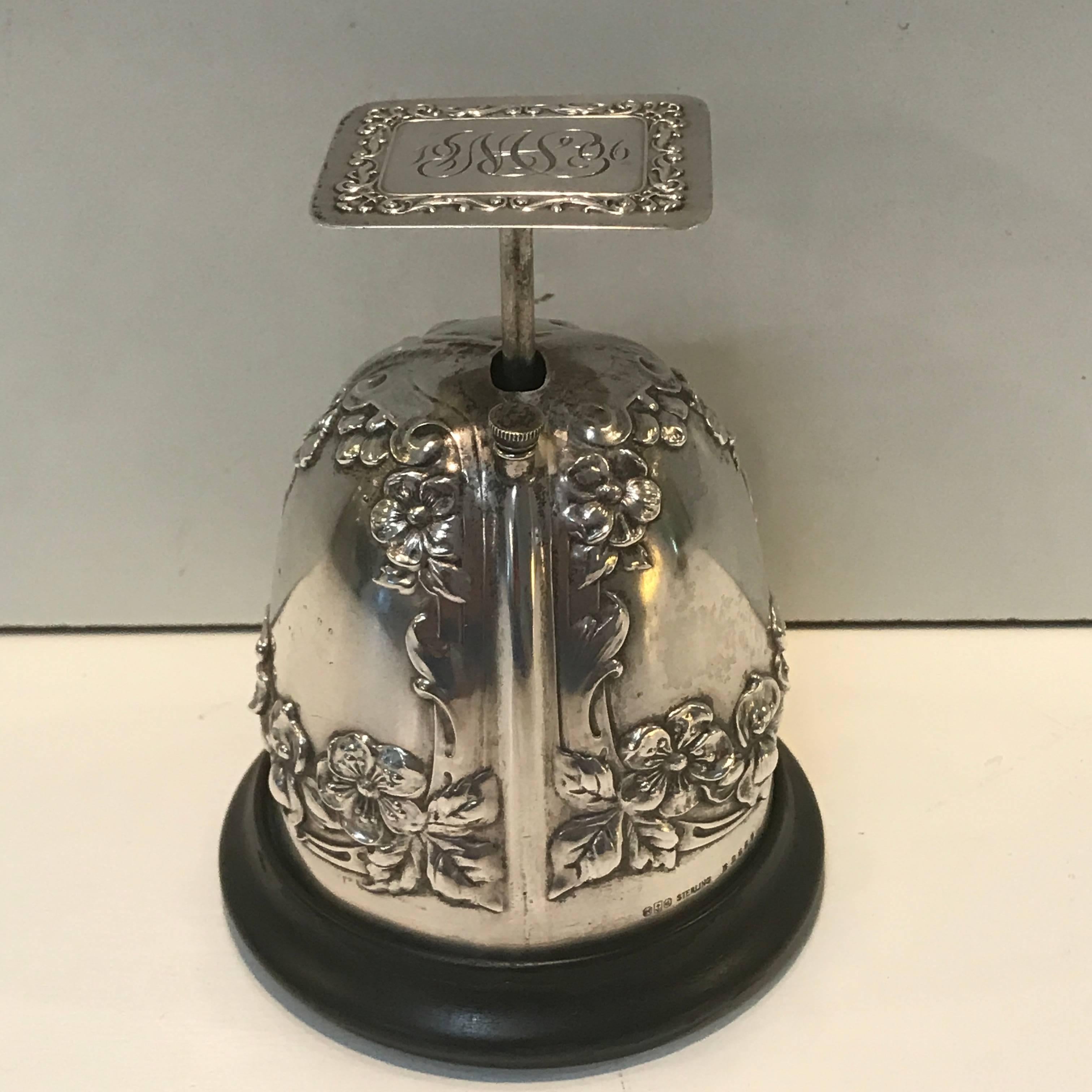 Gorham Sterling Table Top Postal Scale, 1906 In Good Condition In West Palm Beach, FL