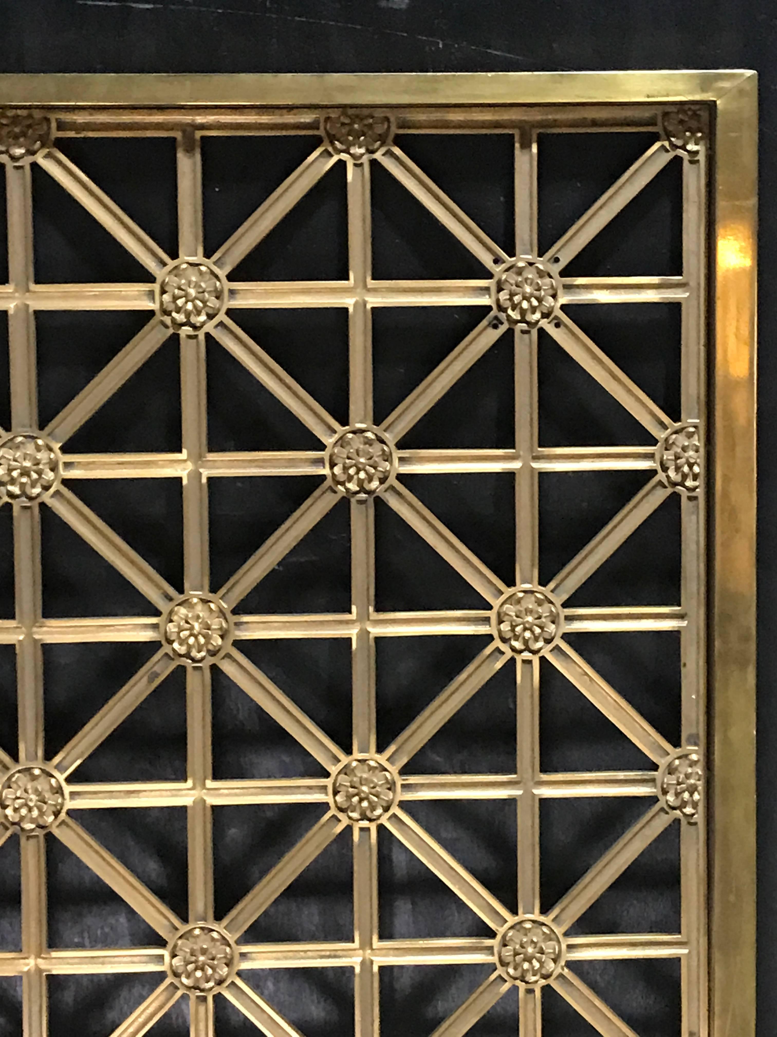 Antique Bronze Neoclassical Architectural Panel In Excellent Condition In West Palm Beach, FL