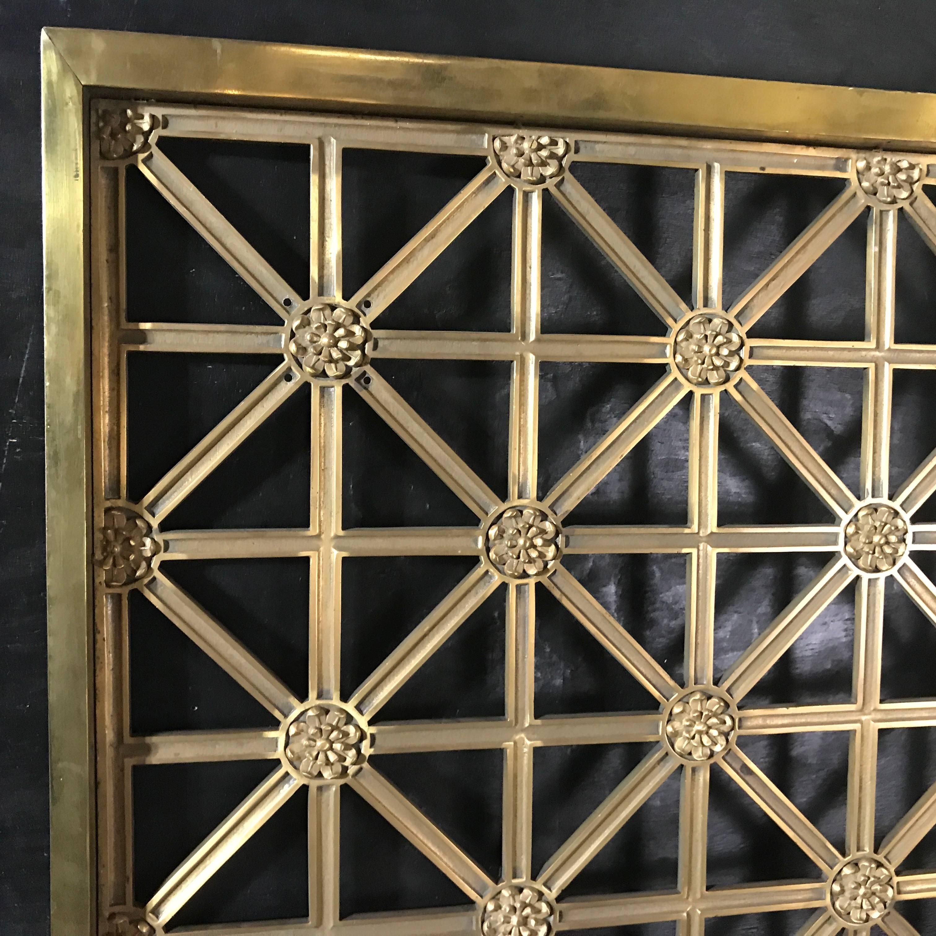 Antique Bronze Neoclassical Architectural Panel 2