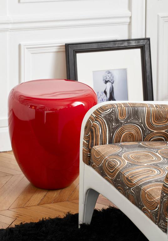 Dot, Side Table or Stool, Iconic Red, by Reda Amalou Design, 21st