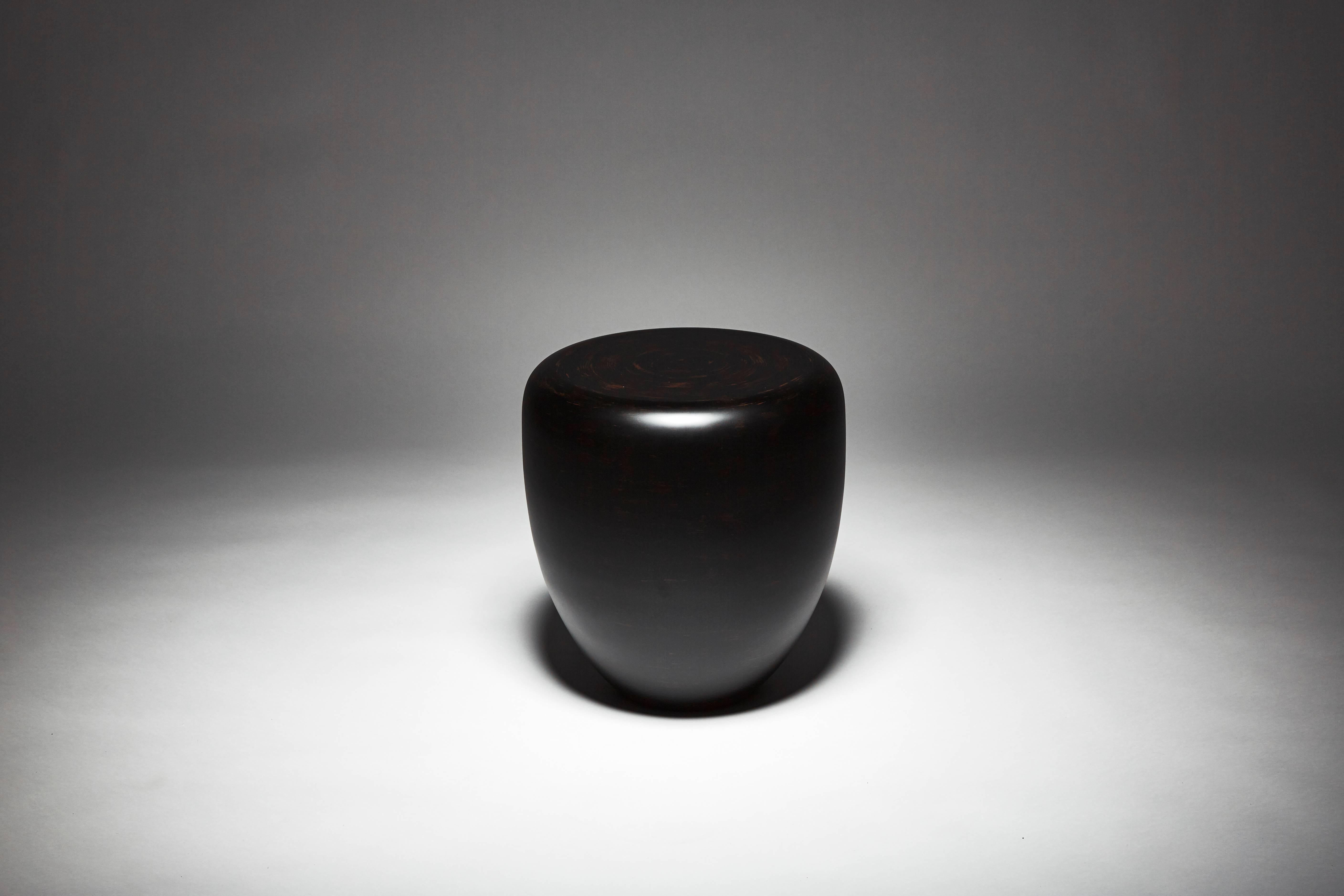 Contemporary Side Table, Black & Brown DOT by Reda Amalou Design, 2016 For Sale
