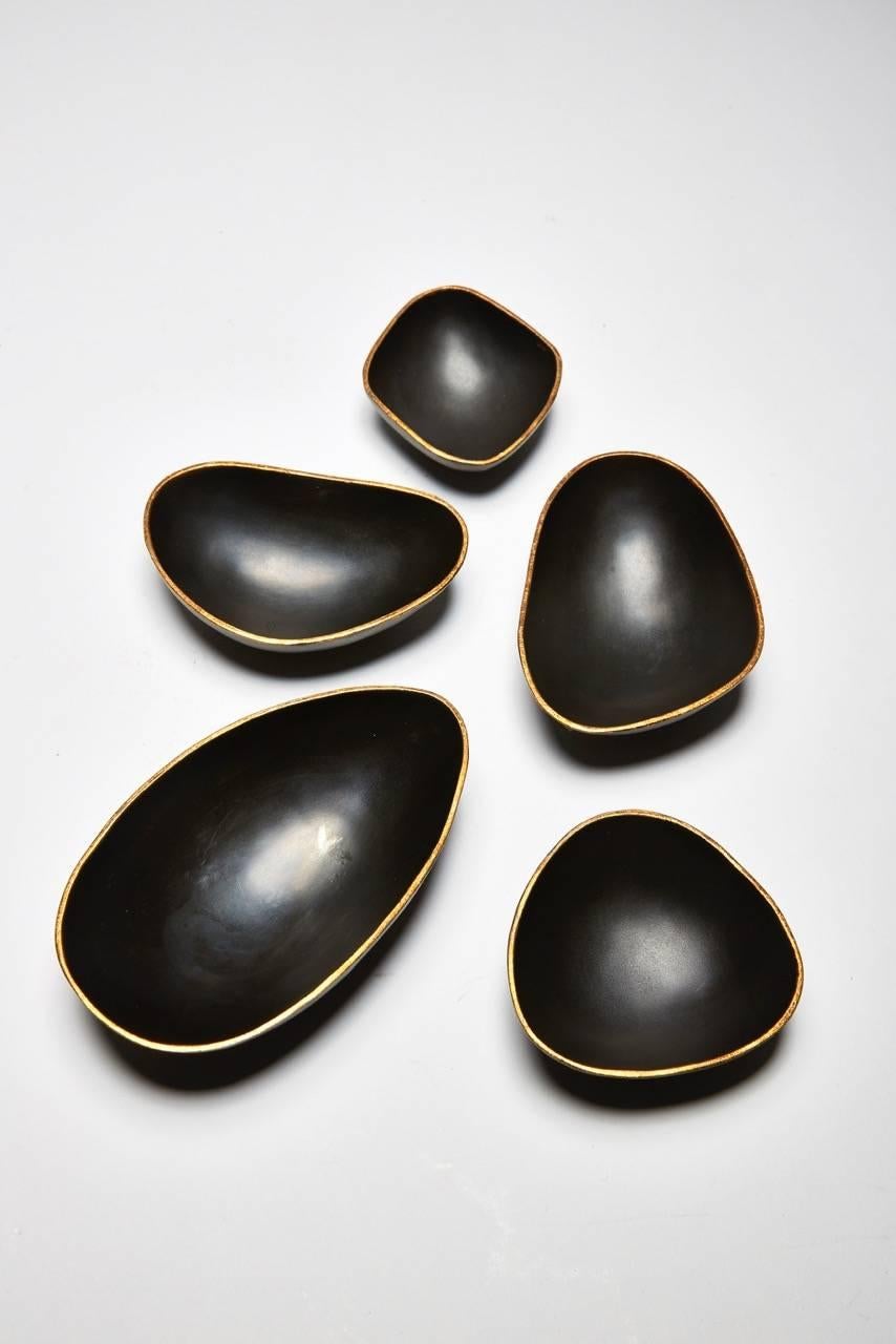 Decorative Cups, PEBBLES, Bronze and Gold by Reda Amalou Design, 2016 In New Condition For Sale In Paris, FR