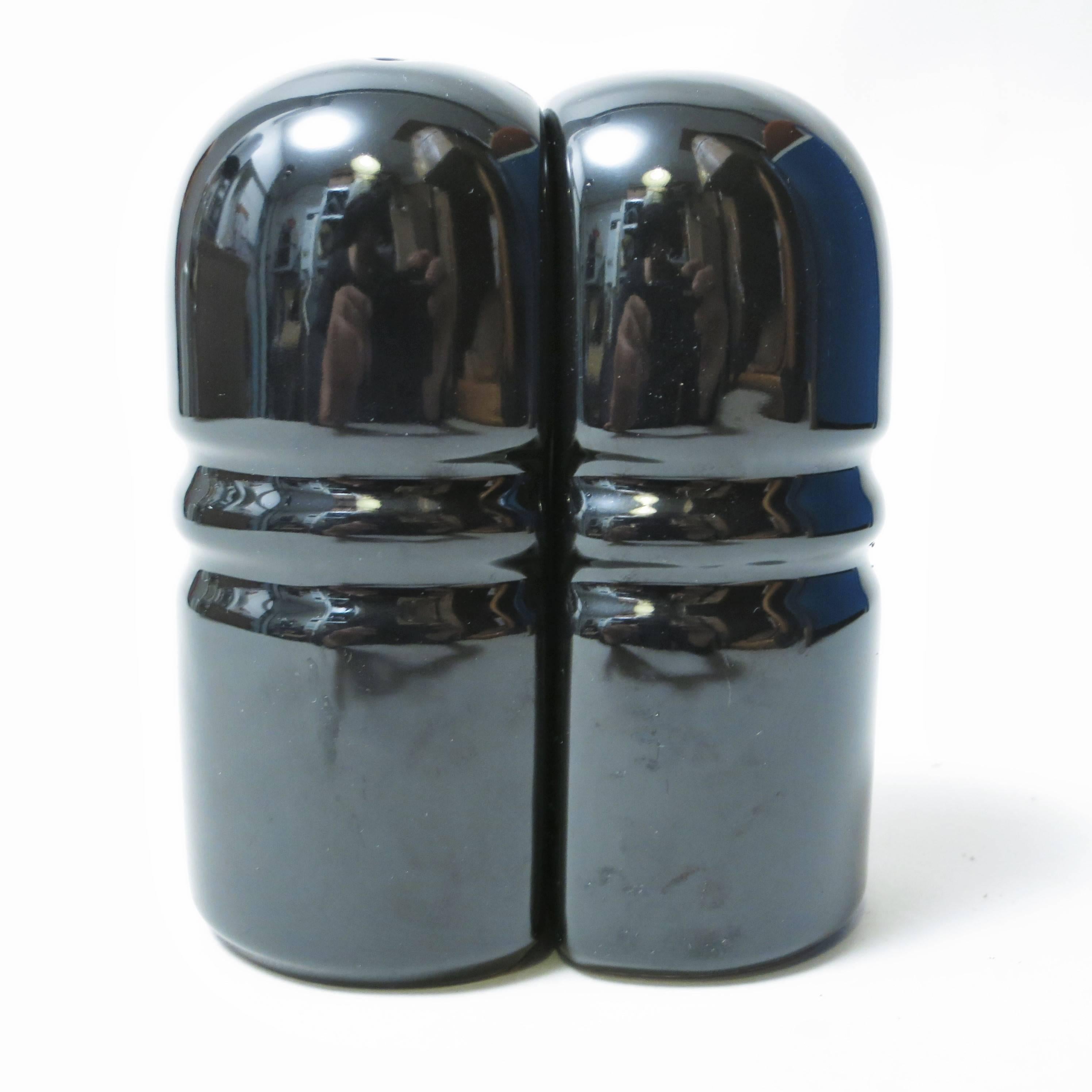 Ceramic Salt and Pepper Shakers by Pino Spagnolo Sicart