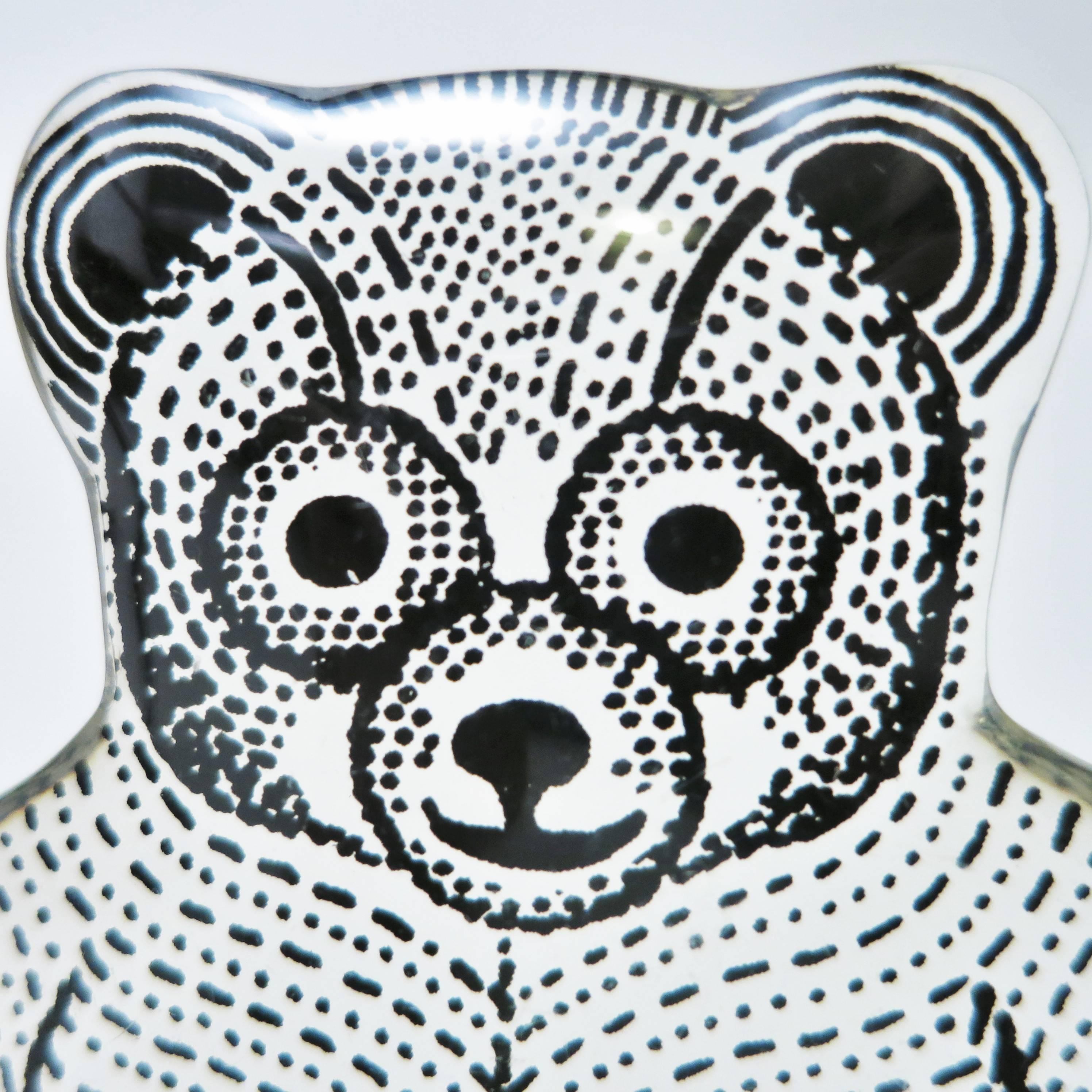 Brazilian Abraham Palatnik Lucite Teddy Bear Sculpture, 1960 For Sale