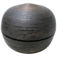Lorenzo Burchiellaro Brutalist Copper Ball Sculpture