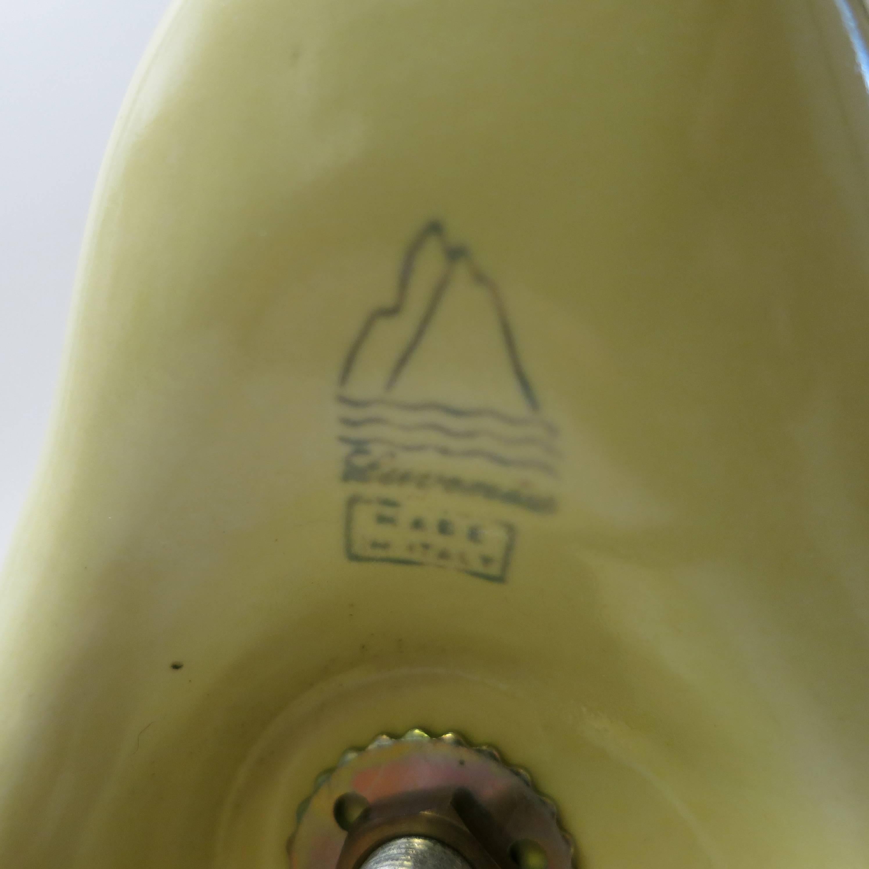 Mid-Century Modern Conchiglia Ceramic Lamp by Antonia Campi