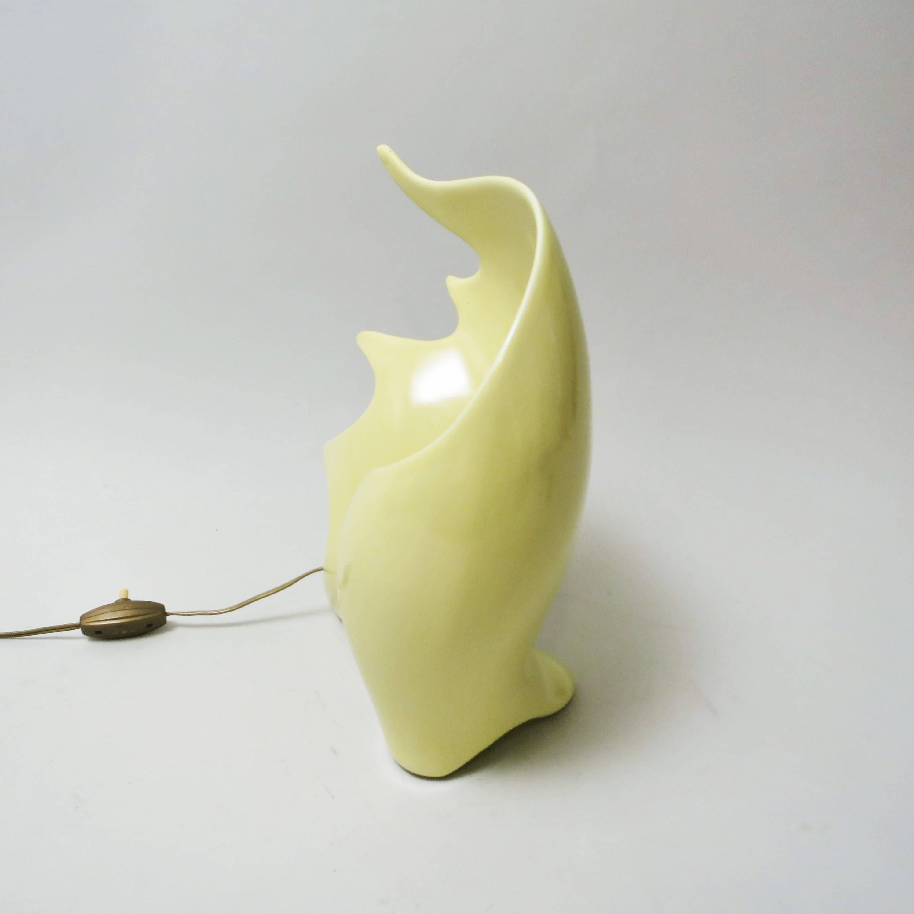 Conchiglia Ceramic Lamp by Antonia Campi In Good Condition In Paris, FR
