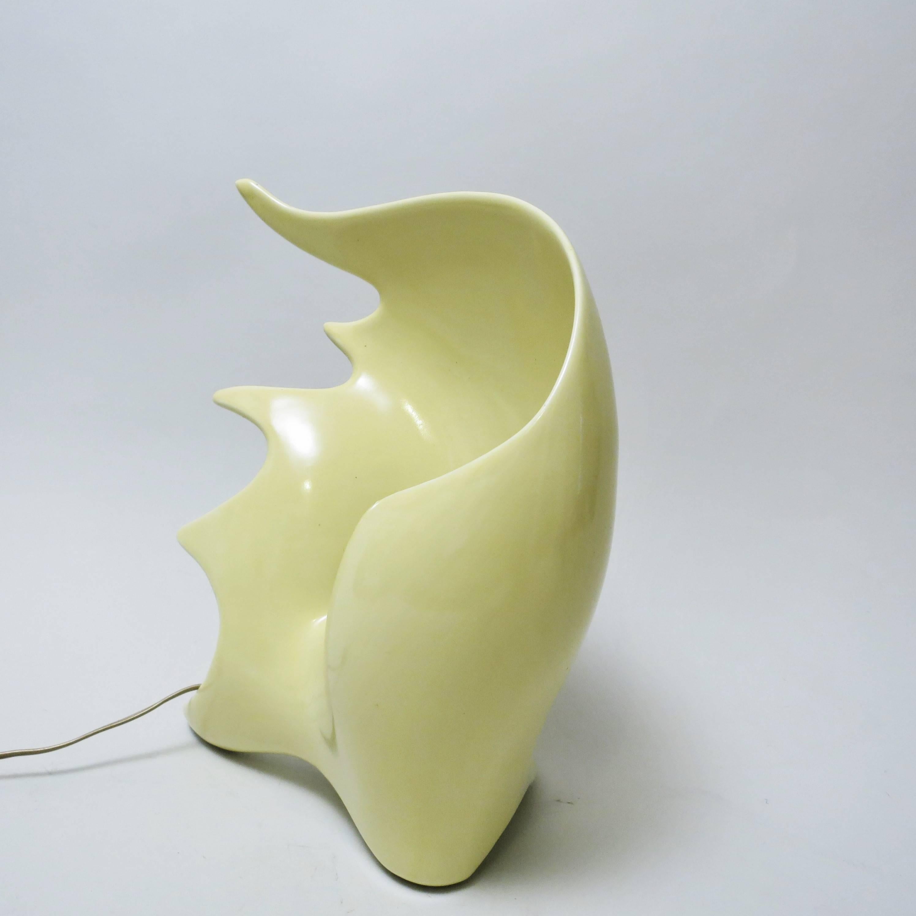 Conchiglia Ceramic Lamp by Antonia Campi 1